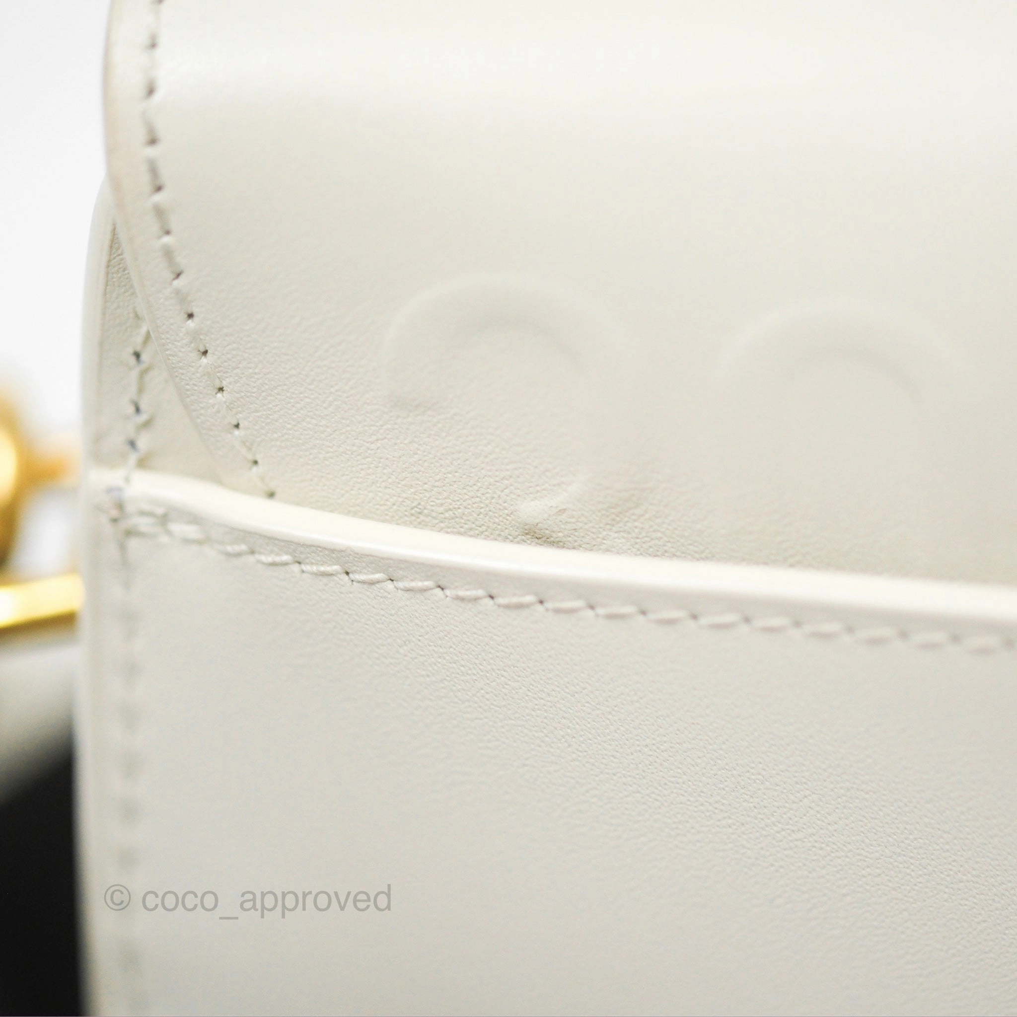 Christian Dior Bobby East-West Bag Calfskin White