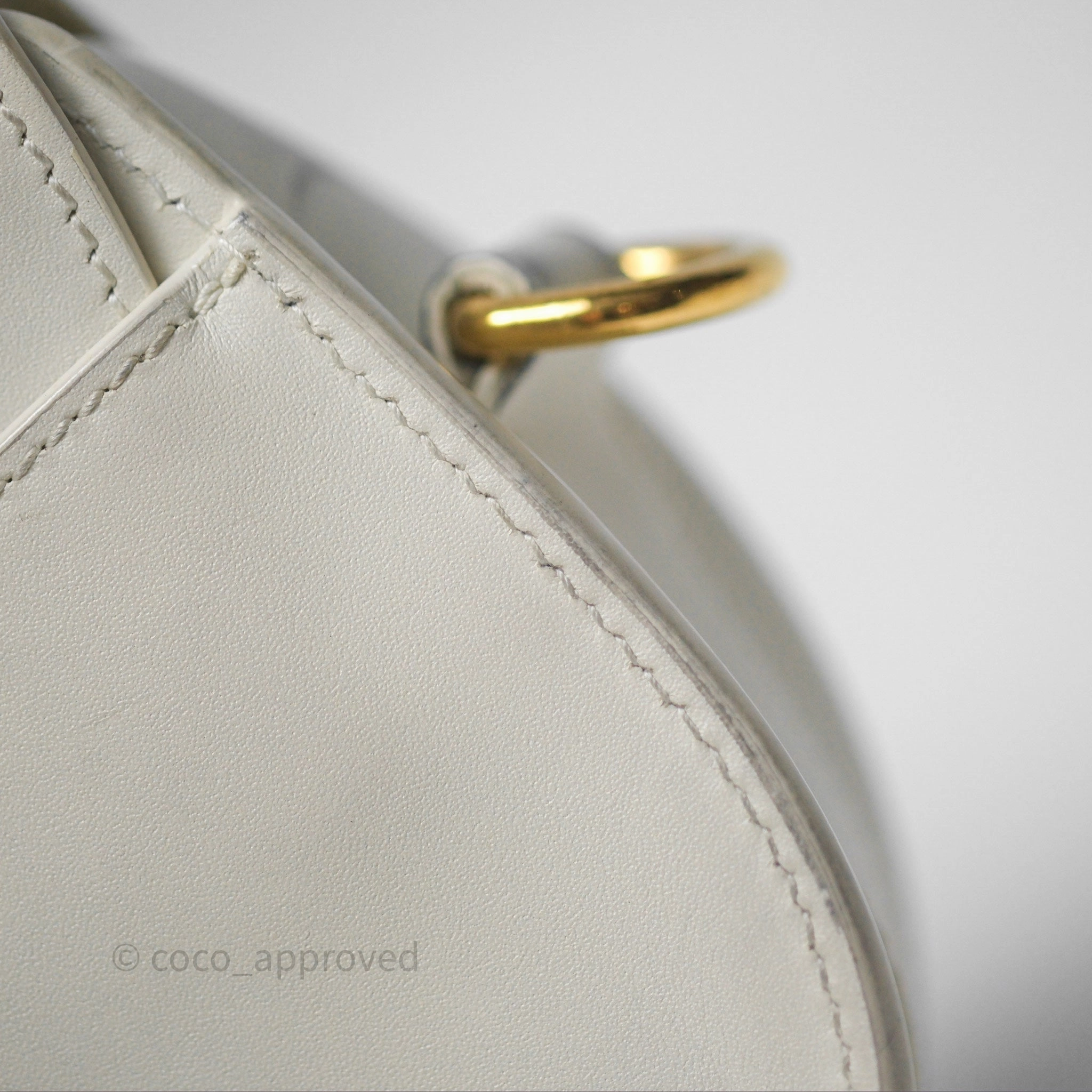 Christian Dior Bobby East-West Bag Calfskin White