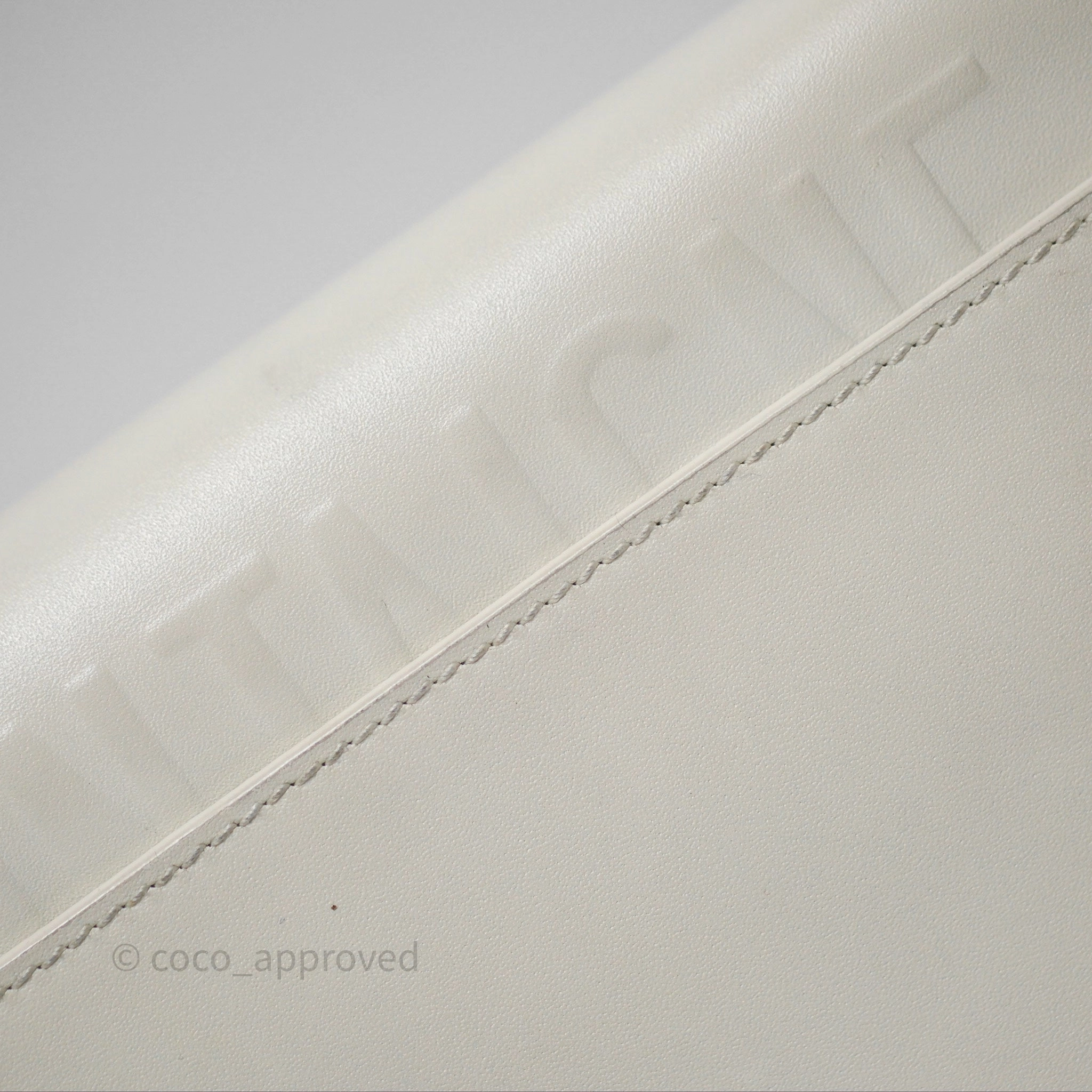 Christian Dior Bobby East-West Bag Calfskin White