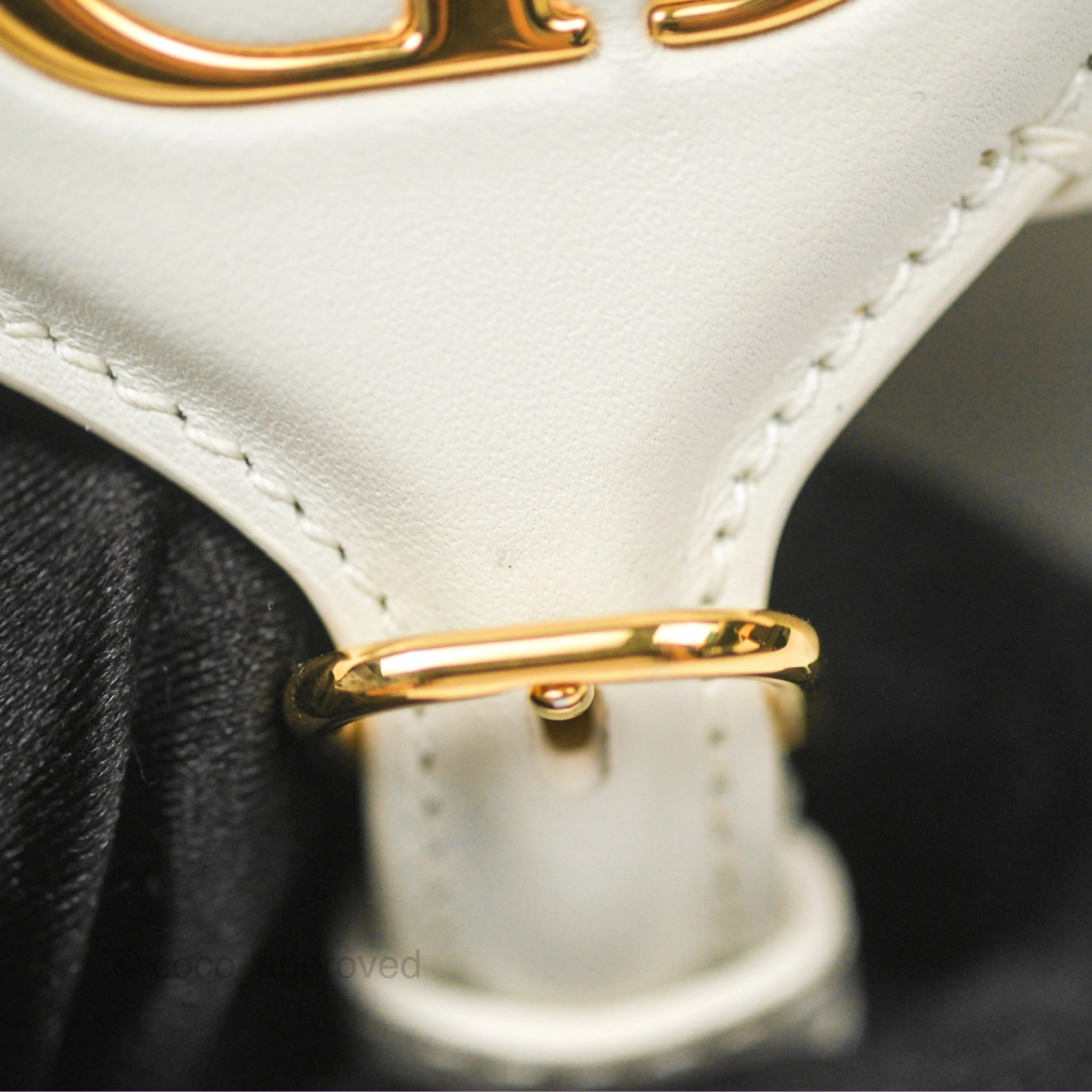Christian Dior Bobby East-West Bag Calfskin White