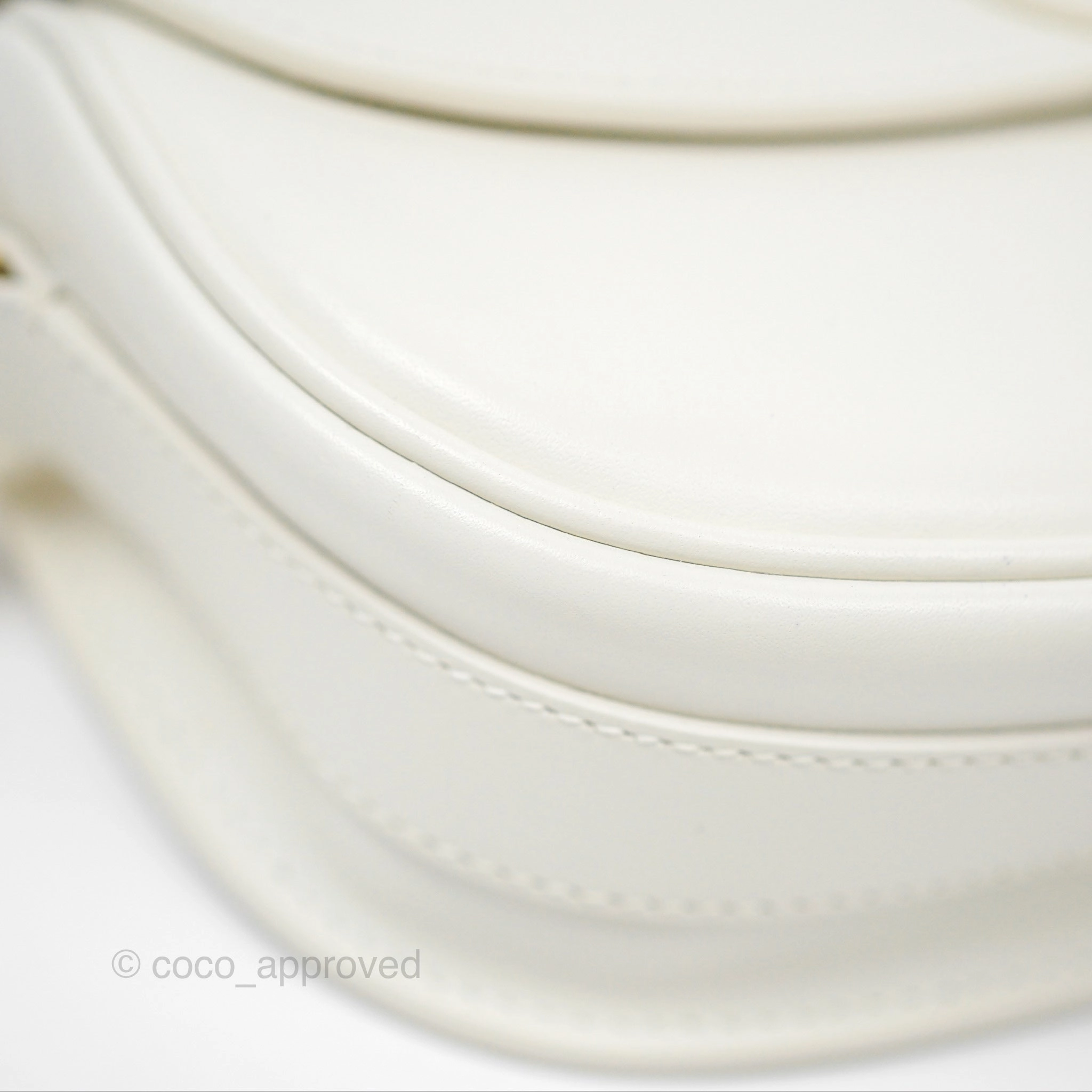 Christian Dior Bobby East-West Bag Calfskin White