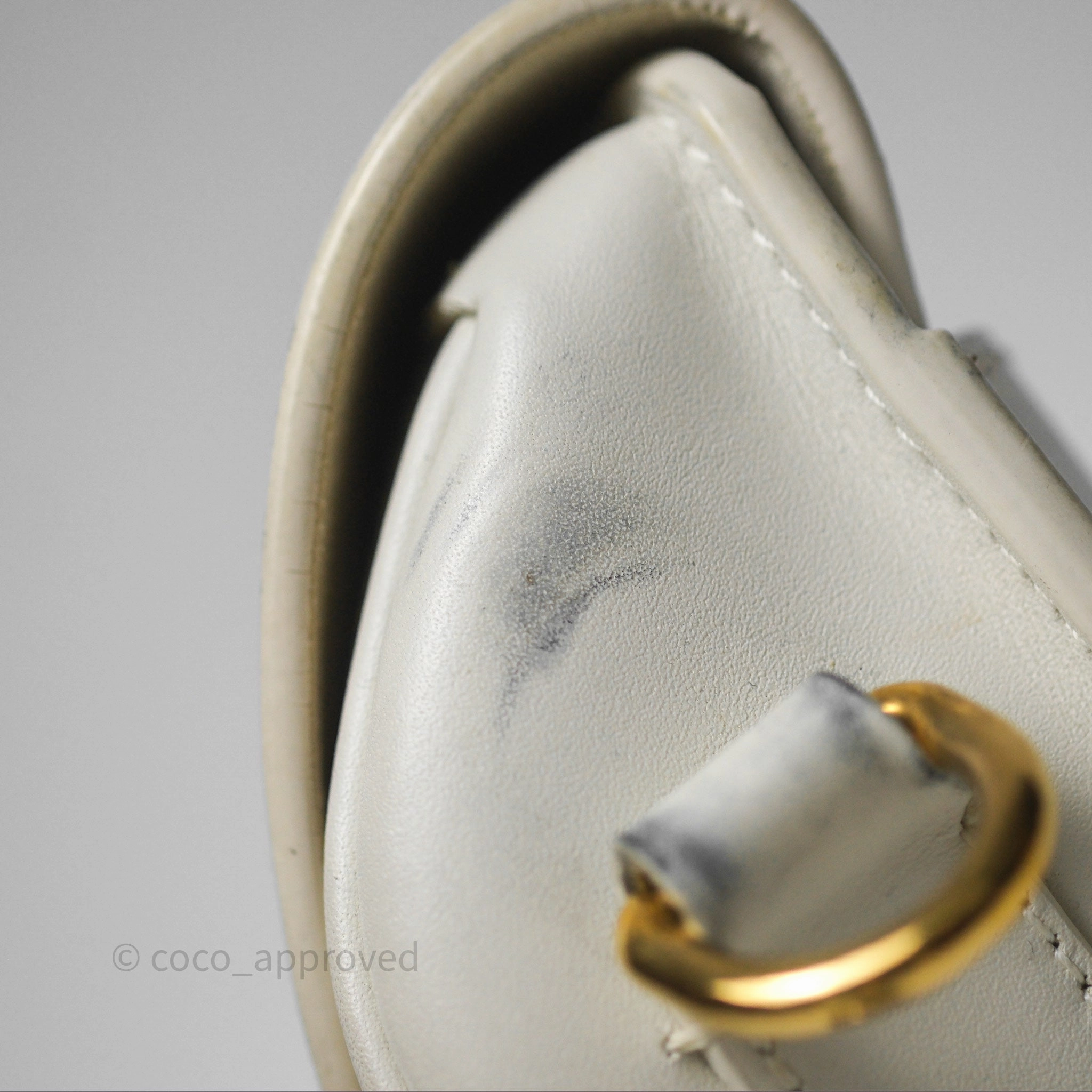 Christian Dior Bobby East-West Bag Calfskin White