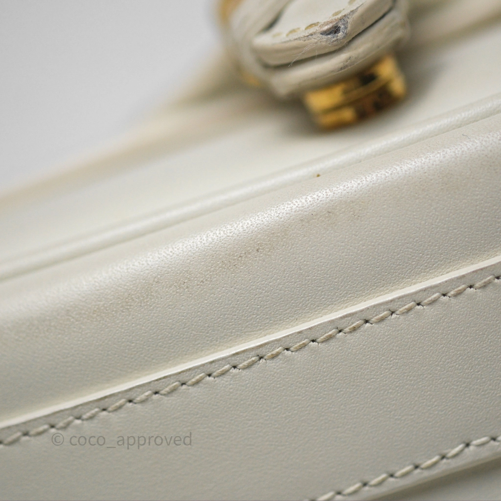 Christian Dior Bobby East-West Bag Calfskin White