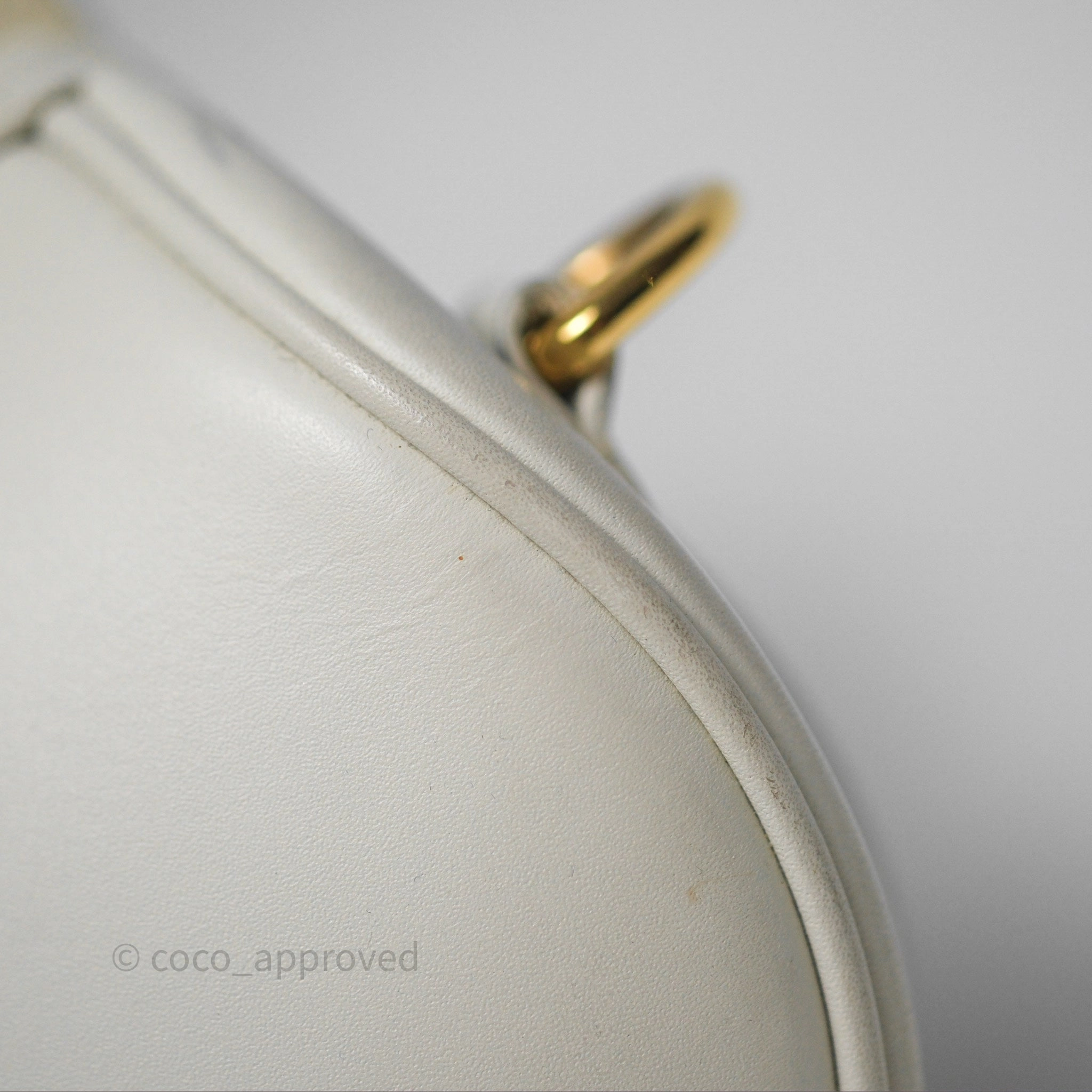 Christian Dior Bobby East-West Bag Calfskin White
