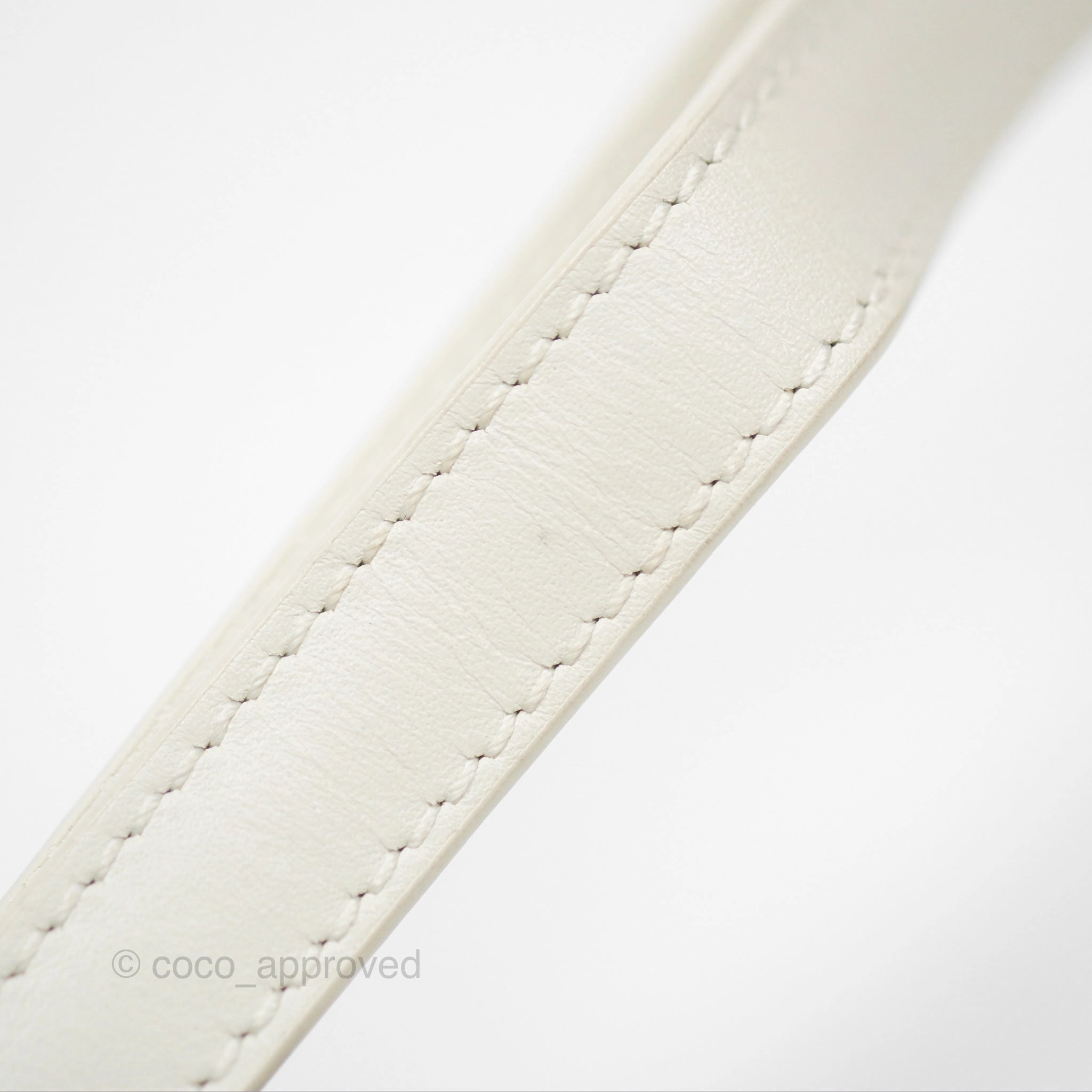 Christian Dior Bobby East-West Bag Calfskin White