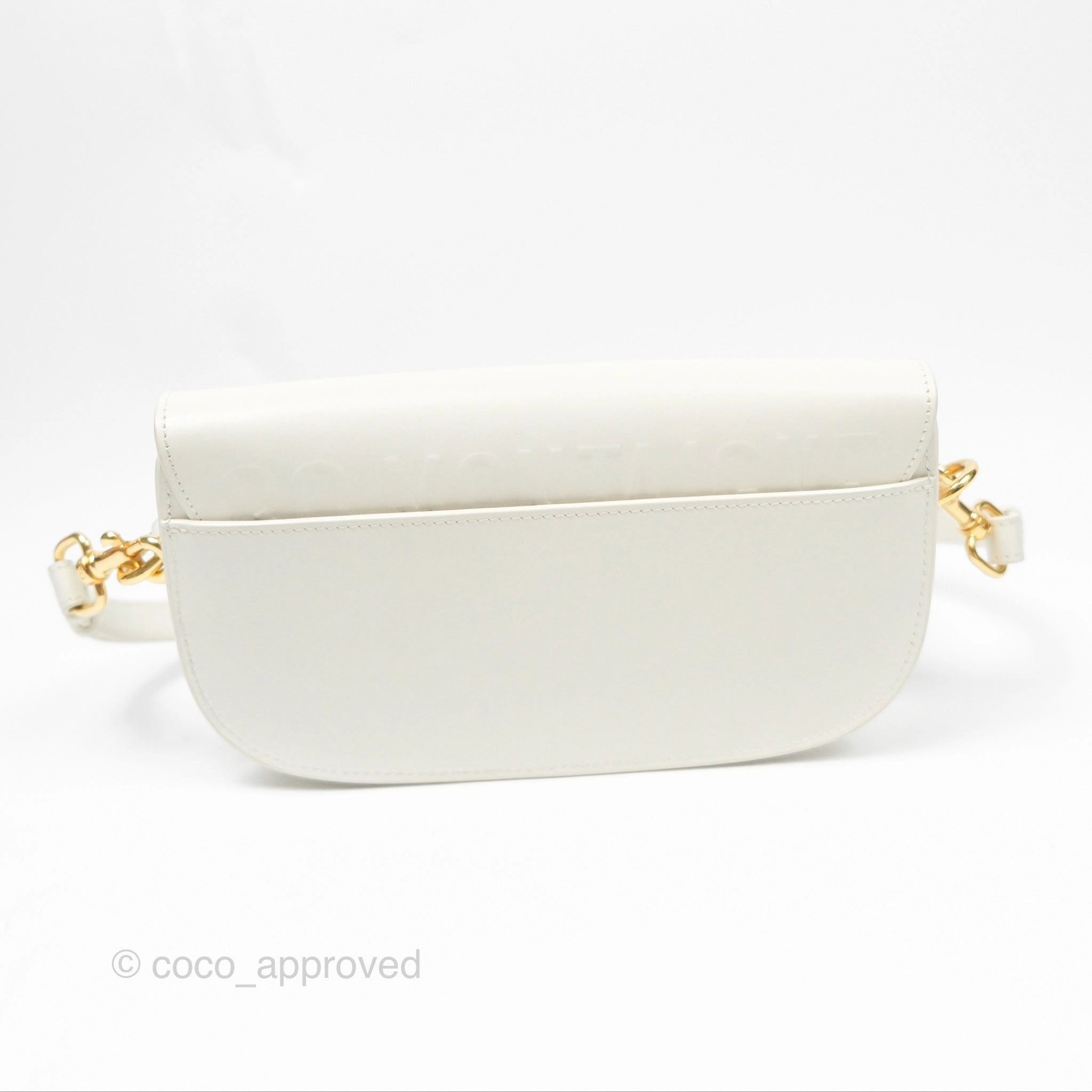 Christian Dior Bobby East-West Bag Calfskin White
