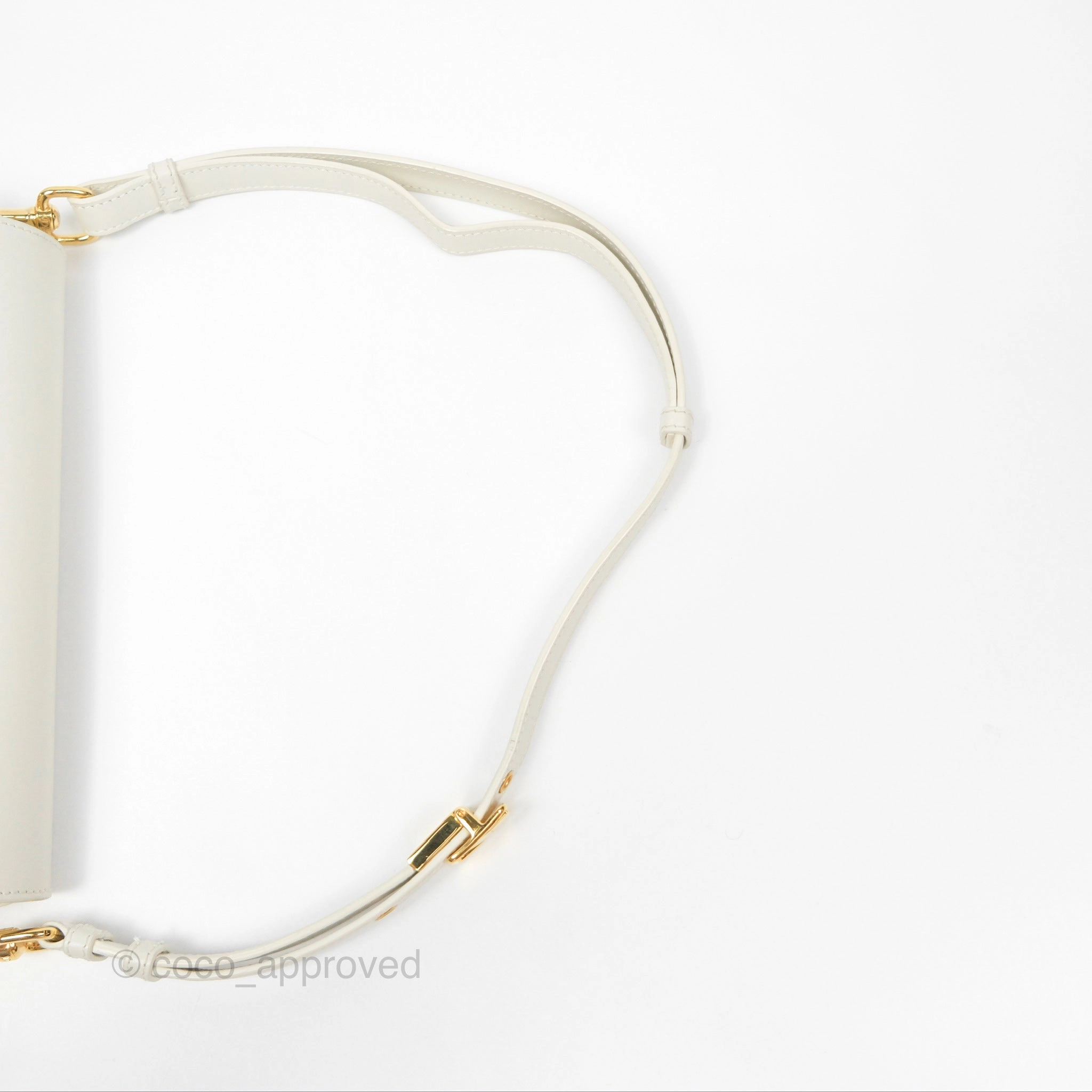 Christian Dior Bobby East-West Bag Calfskin White