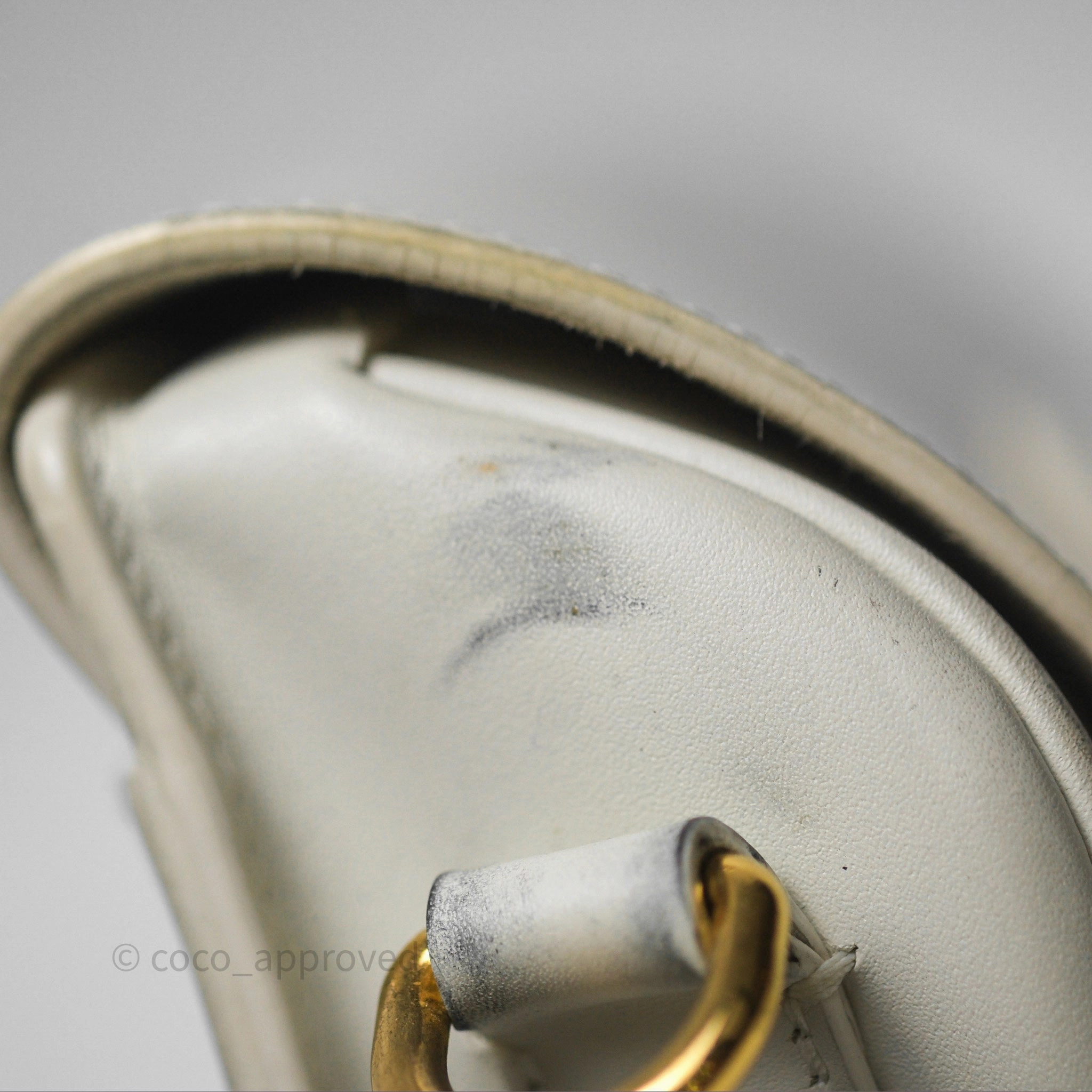 Christian Dior Bobby East-West Bag Calfskin White