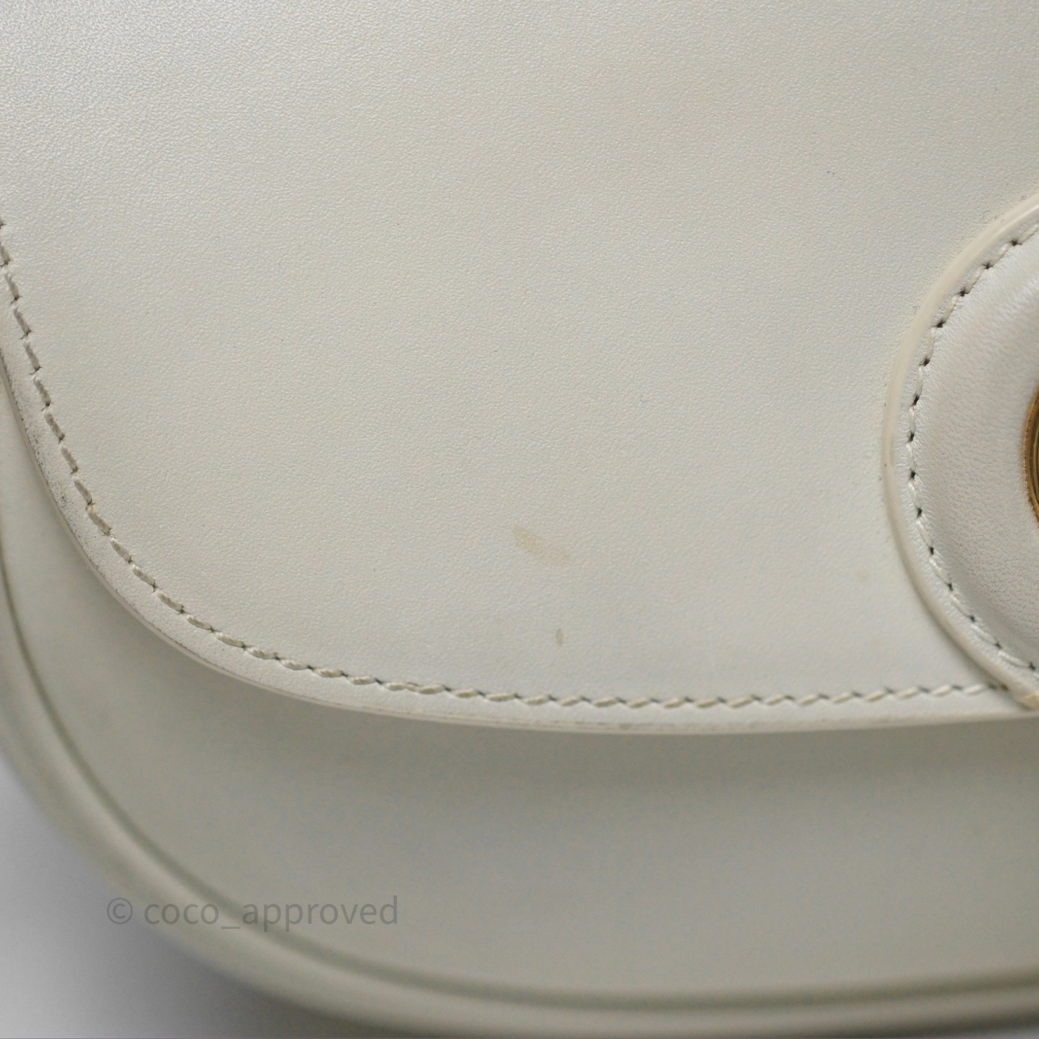 Christian Dior Bobby East-West Bag Calfskin White