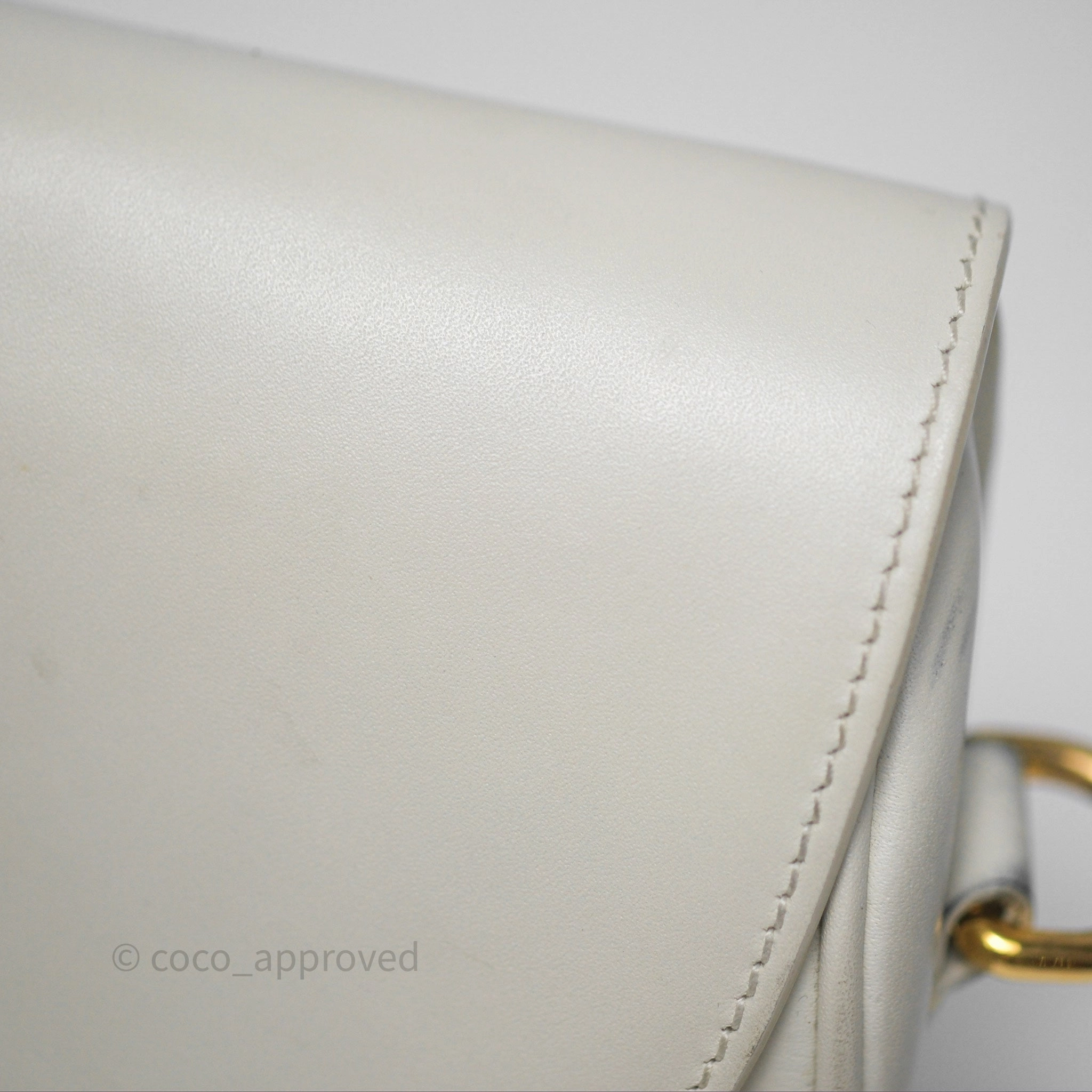 Christian Dior Bobby East-West Bag Calfskin White