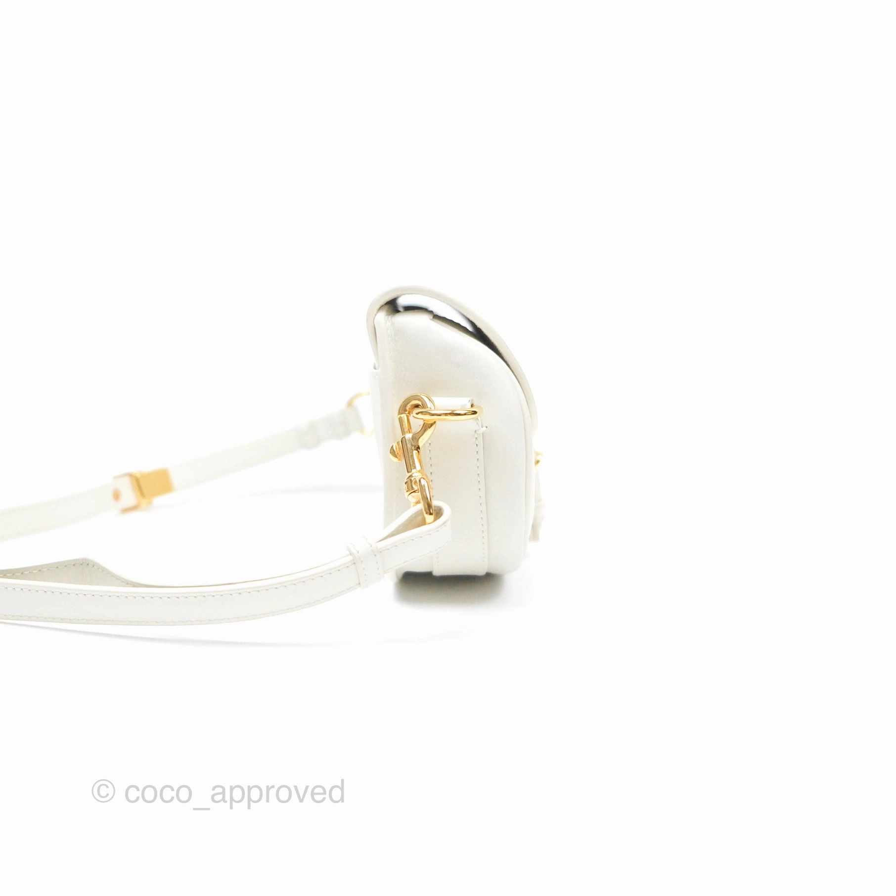 Christian Dior Bobby East-West Bag Calfskin White
