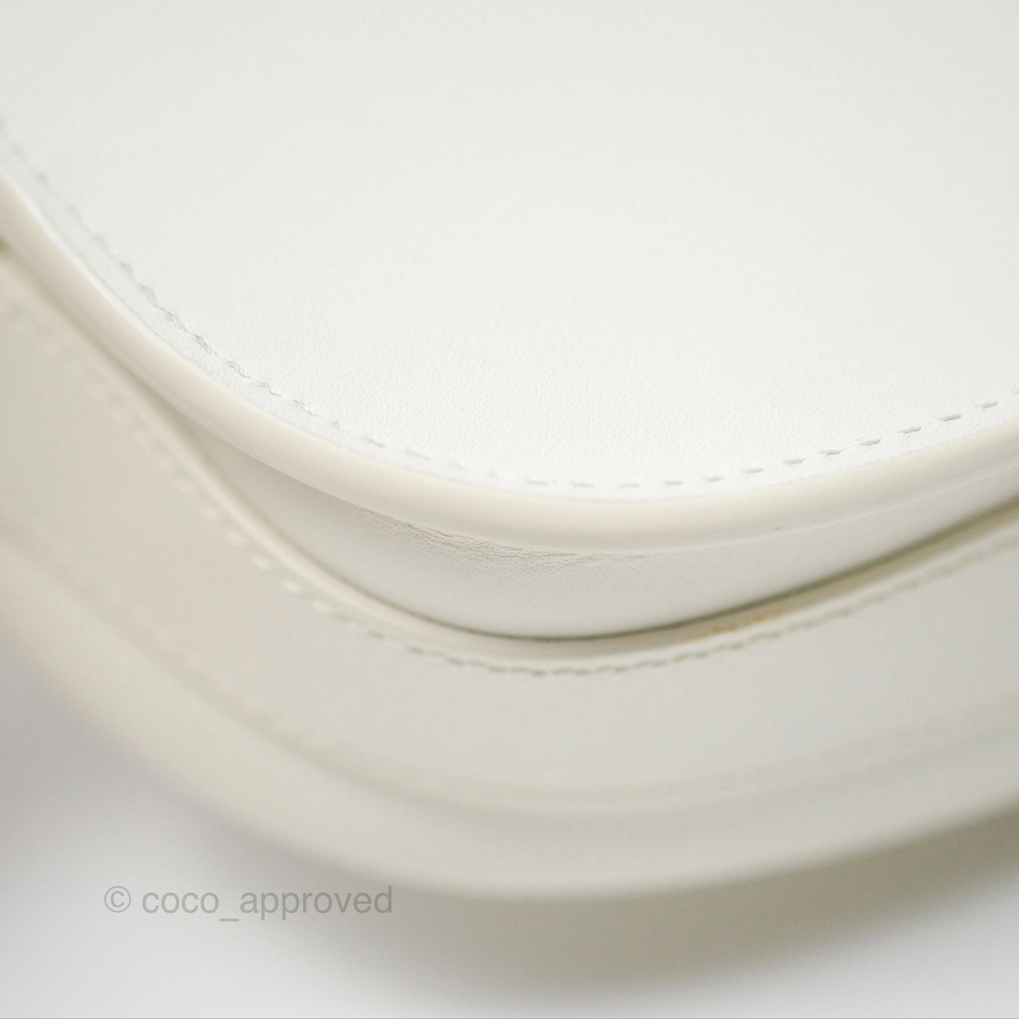Christian Dior Bobby East-West Bag Calfskin White