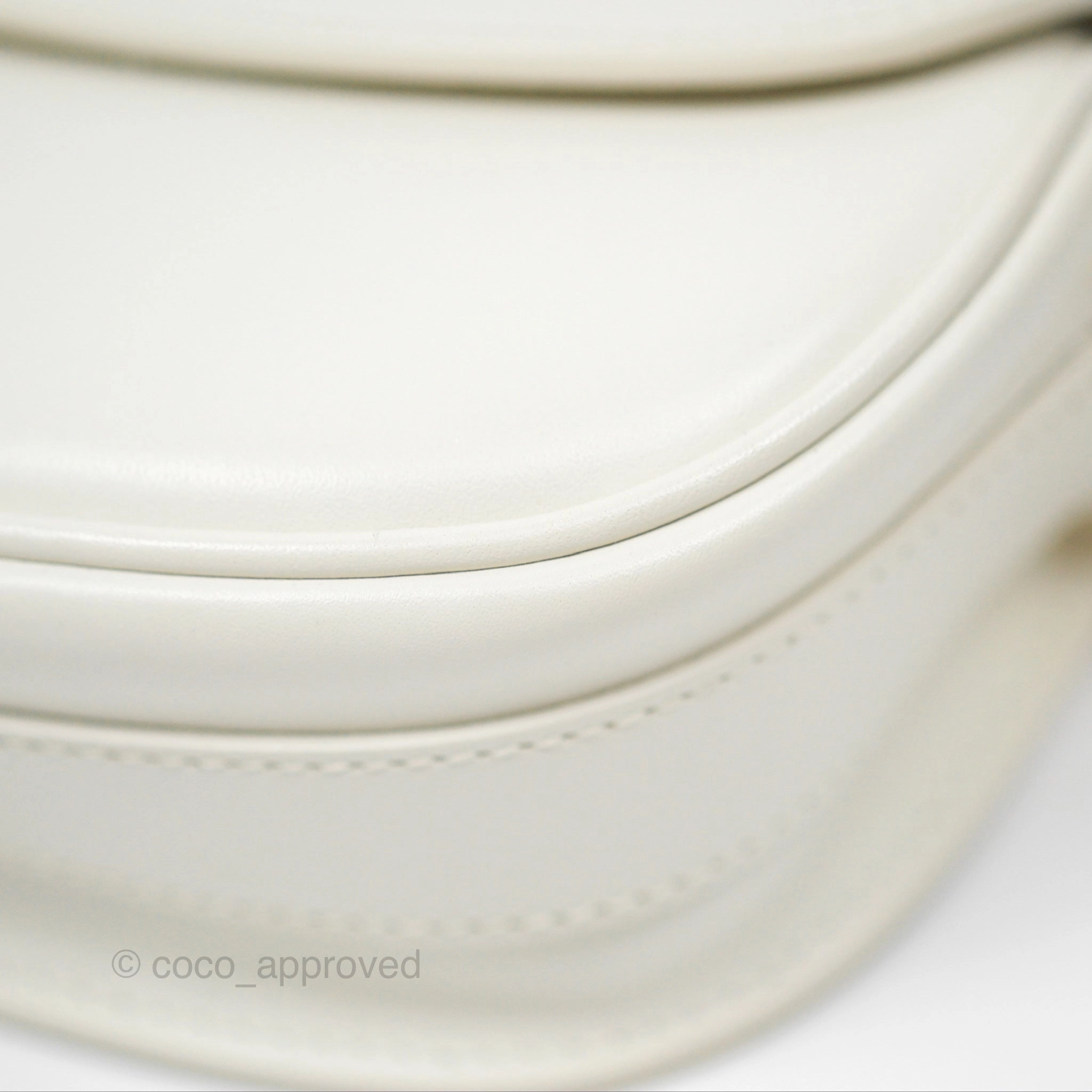 Christian Dior Bobby East-West Bag Calfskin White