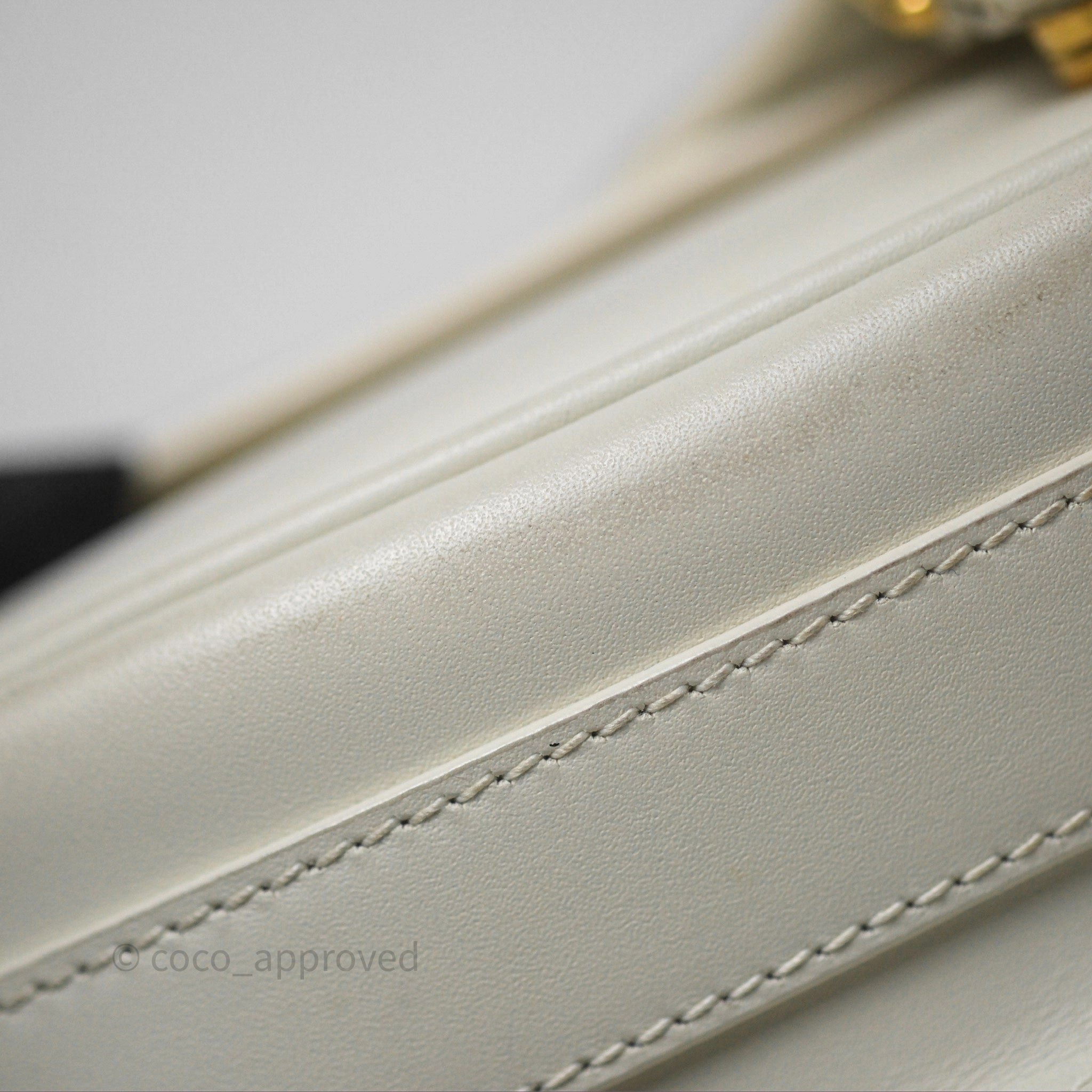 Christian Dior Bobby East-West Bag Calfskin White