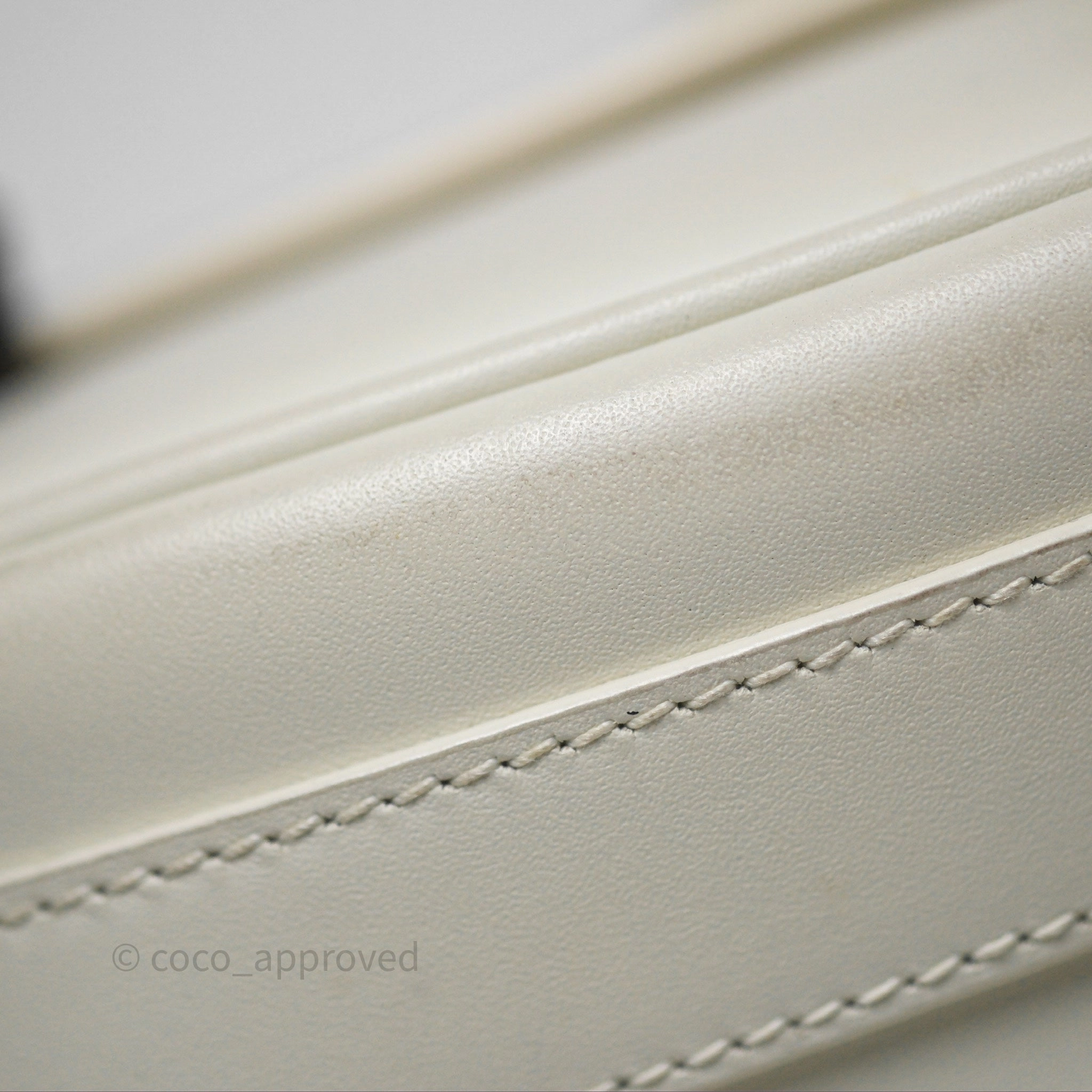 Christian Dior Bobby East-West Bag Calfskin White