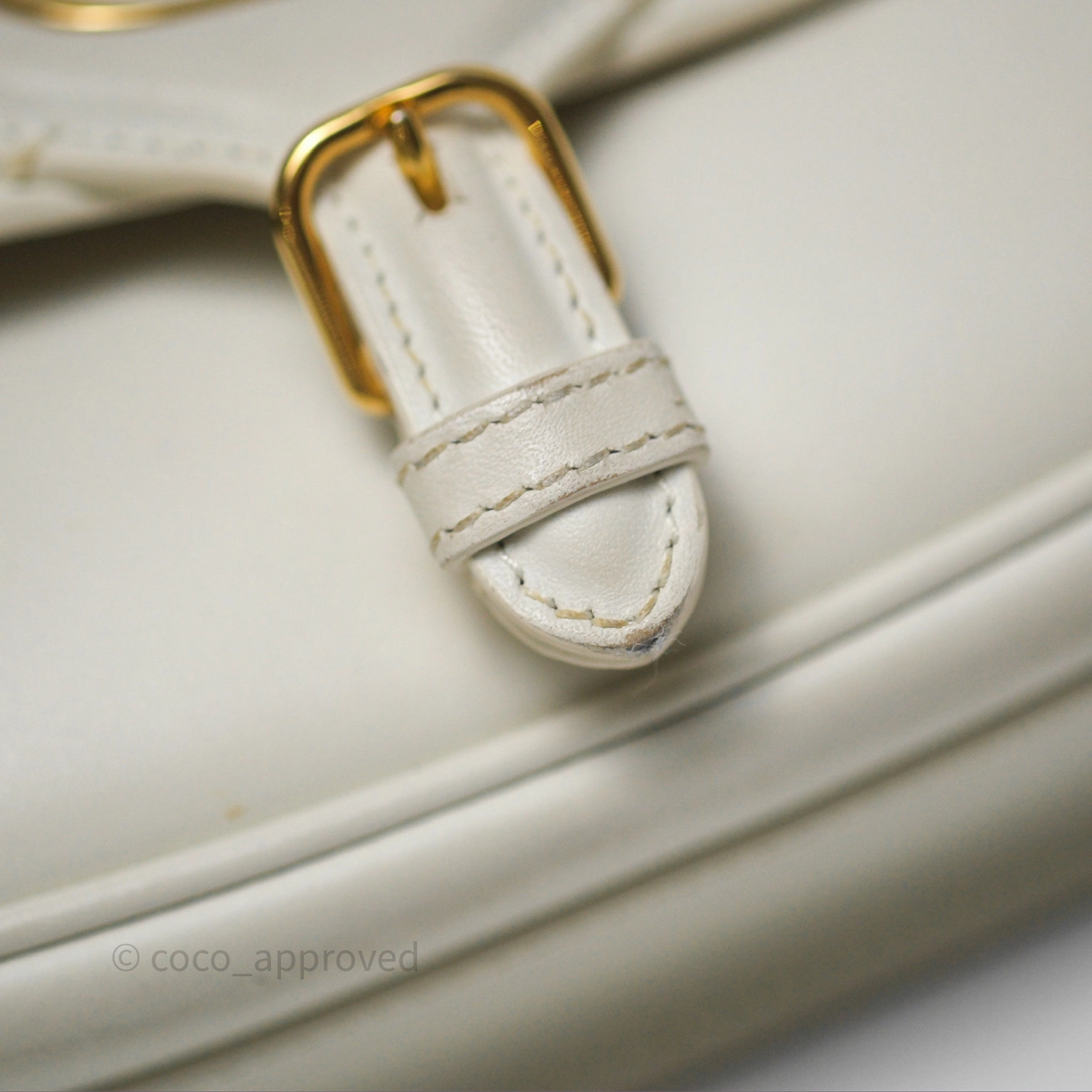Christian Dior Bobby East-West Bag Calfskin White