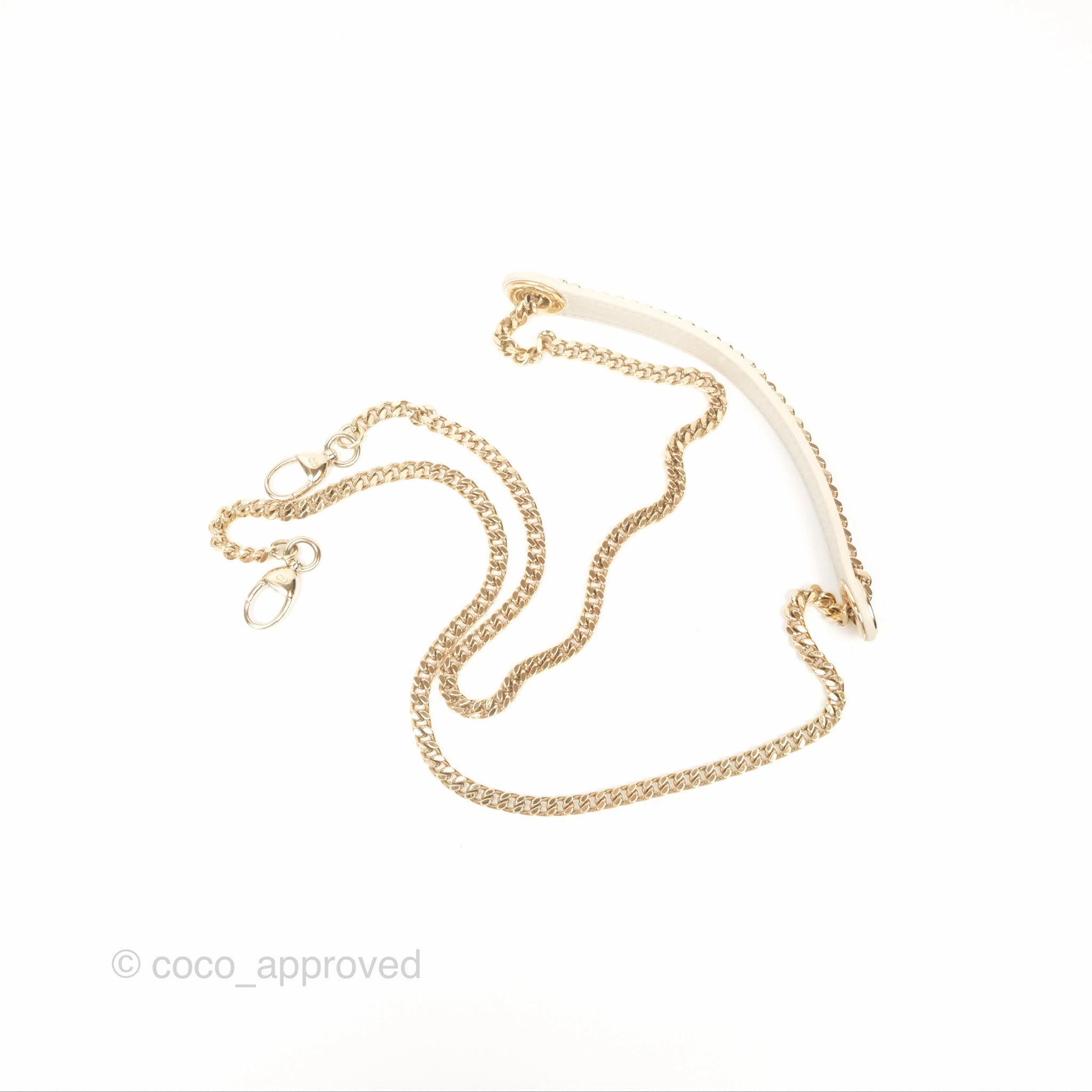 Christian Dior Cannage Mini Lady Dior White Gold Hardware