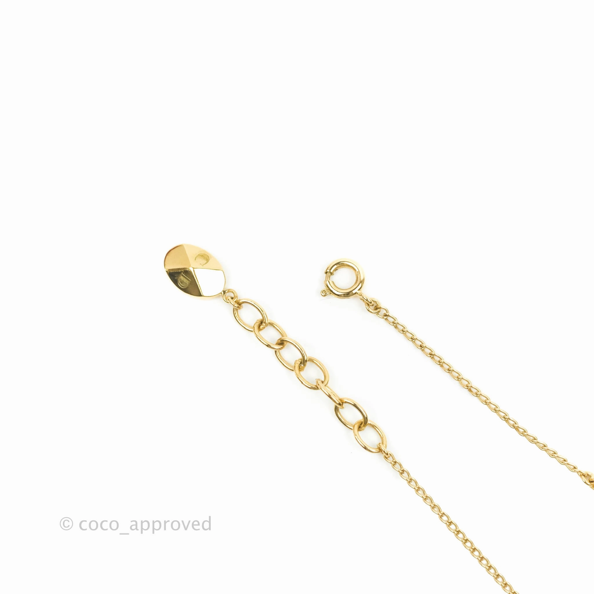 Christian Dior CD Crystal Bow Bracelet Gold Hardware