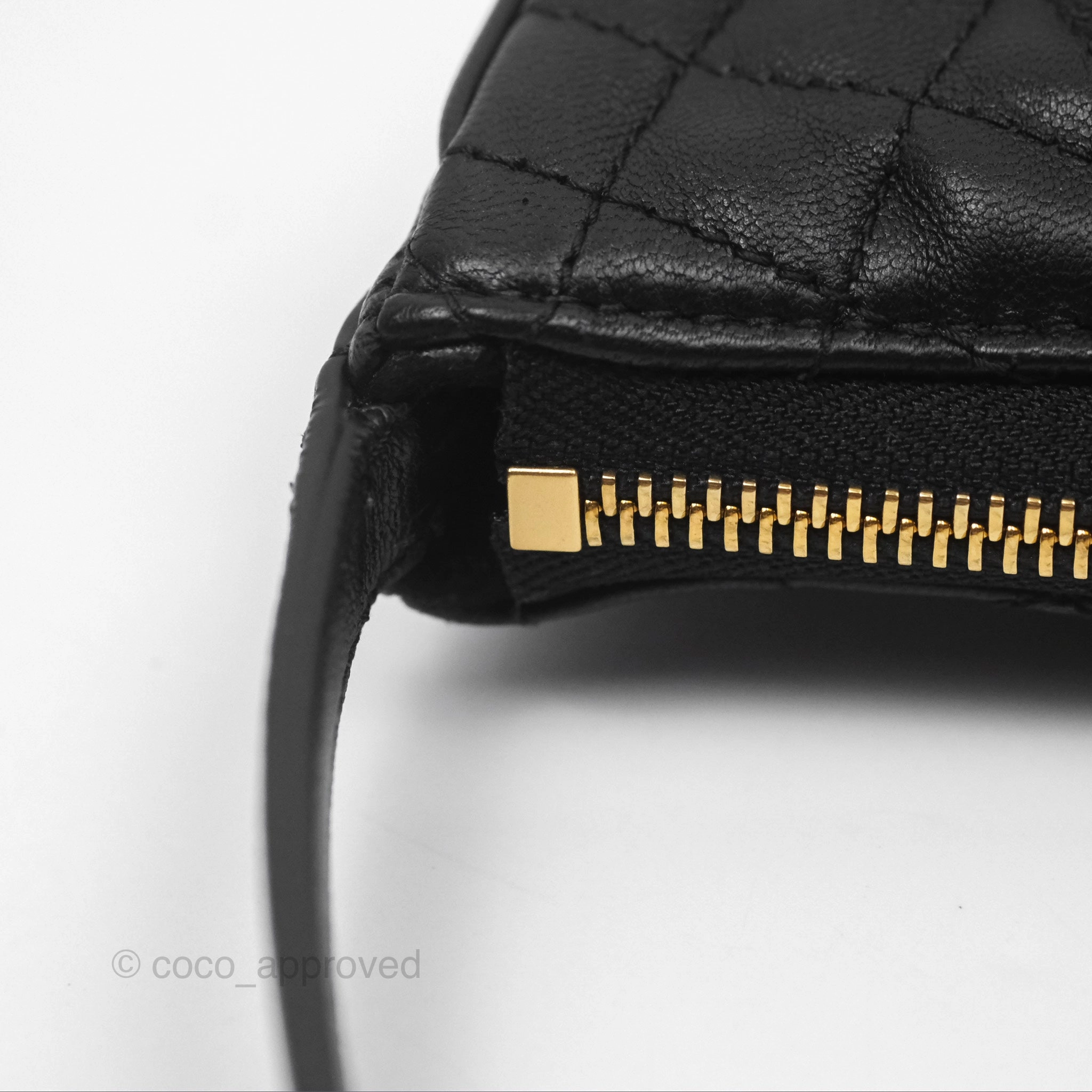 Christian Dior CD Lounge Bag Black Supple Macrocannage Lambskin