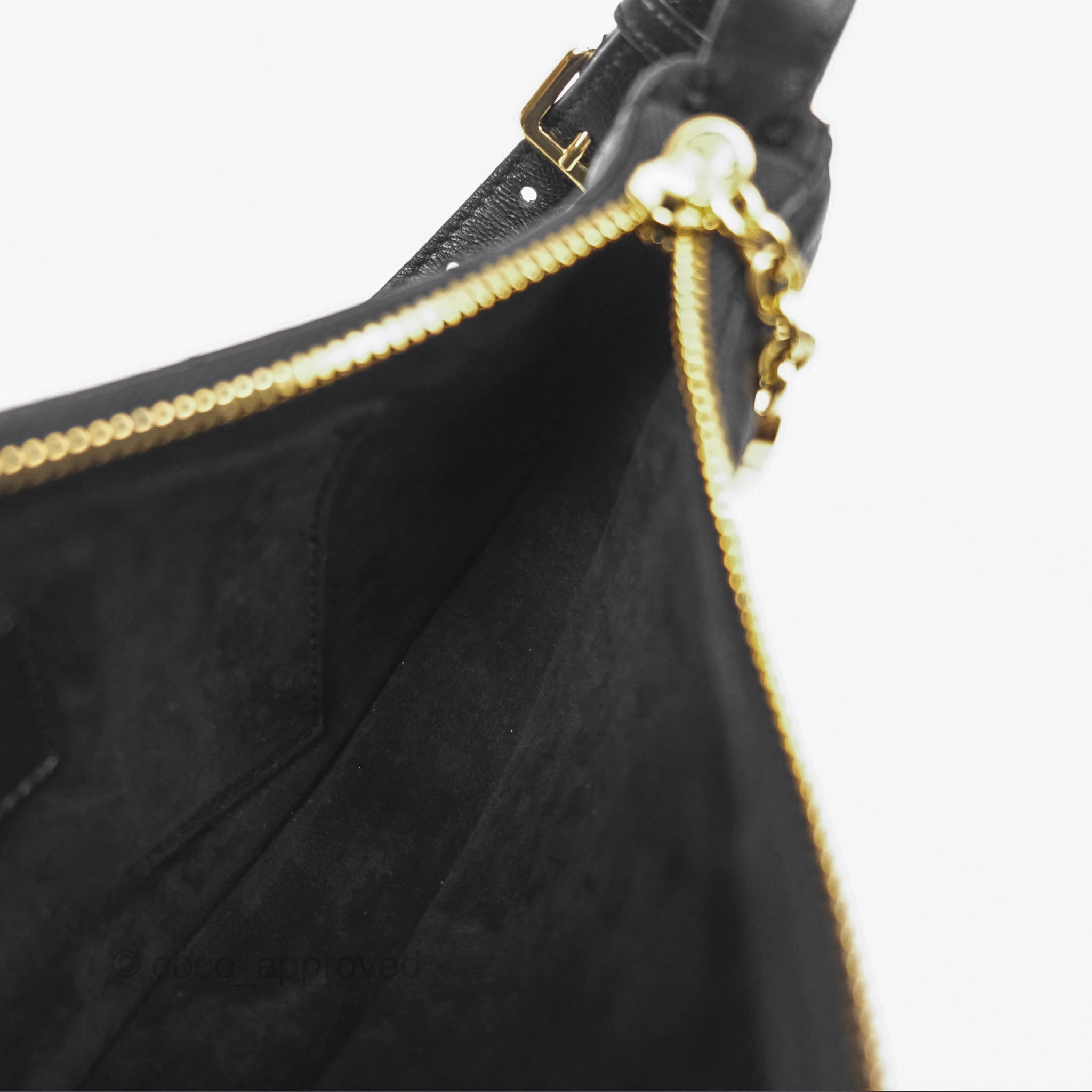 Christian Dior CD Lounge Bag Black Supple Macrocannage Lambskin