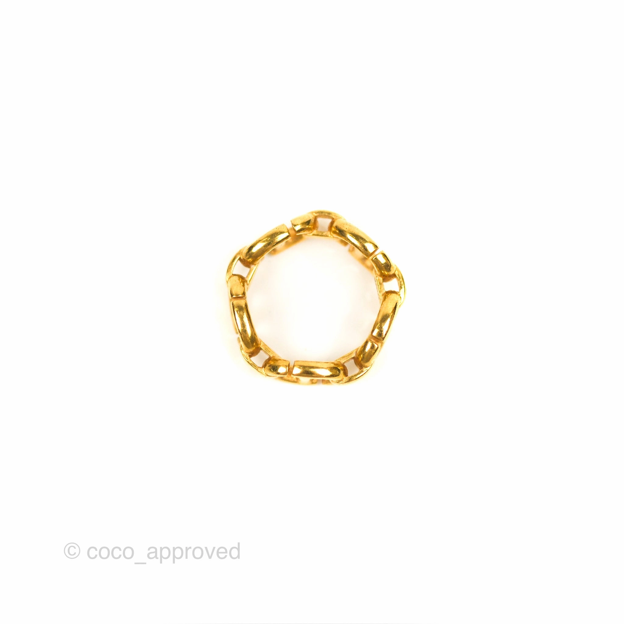 Christian Dior CD Navy Ring Size S