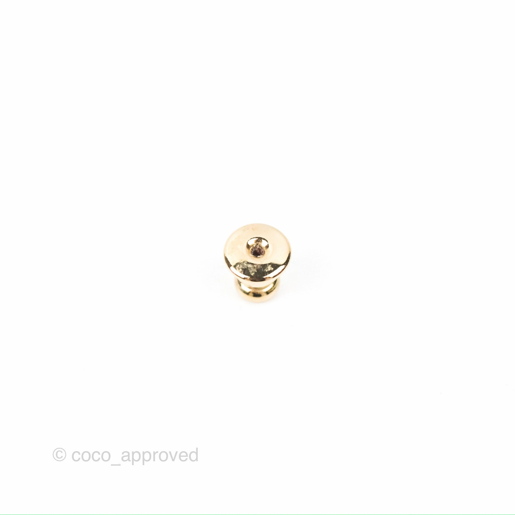 Christian Dior Clair D Lune Earrings Crystal Gold Tone