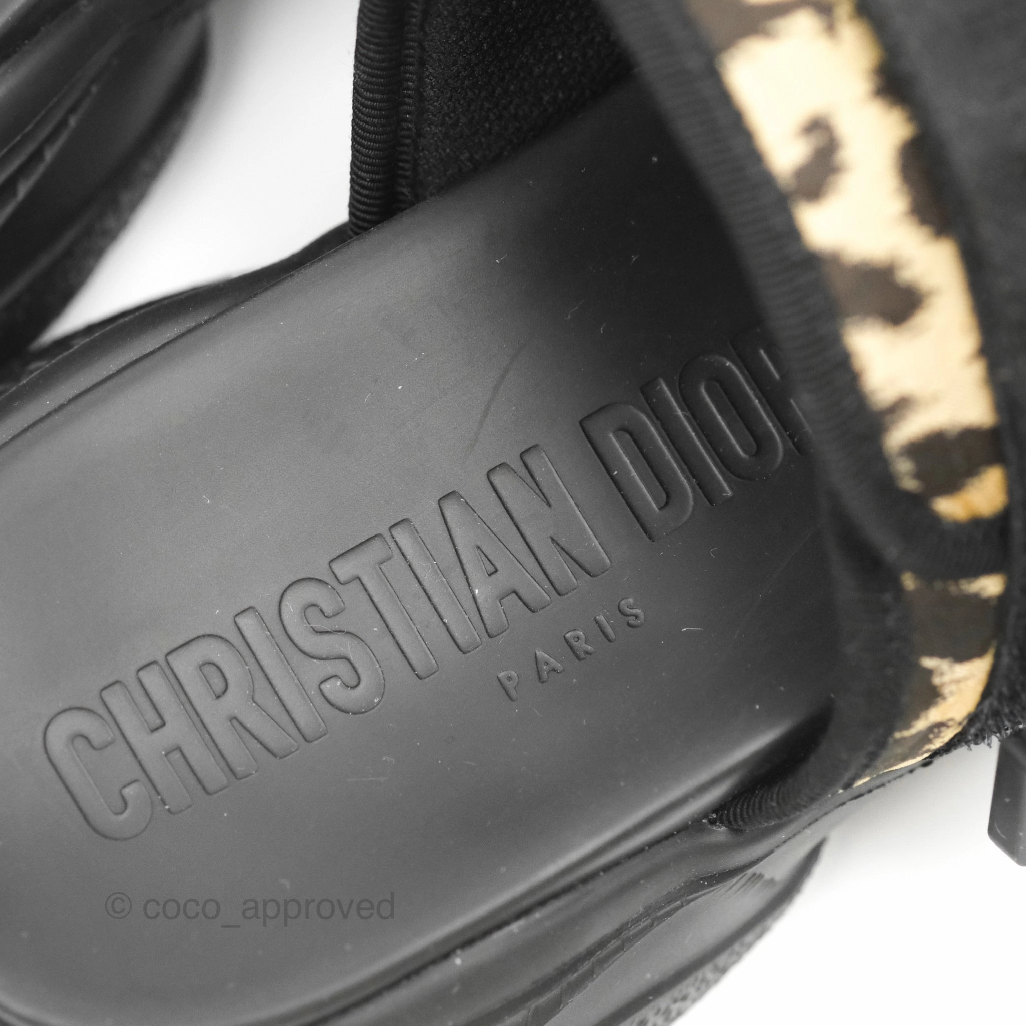 Christian Dior D-Wander Slide Beige Multicolor Mizza Printed