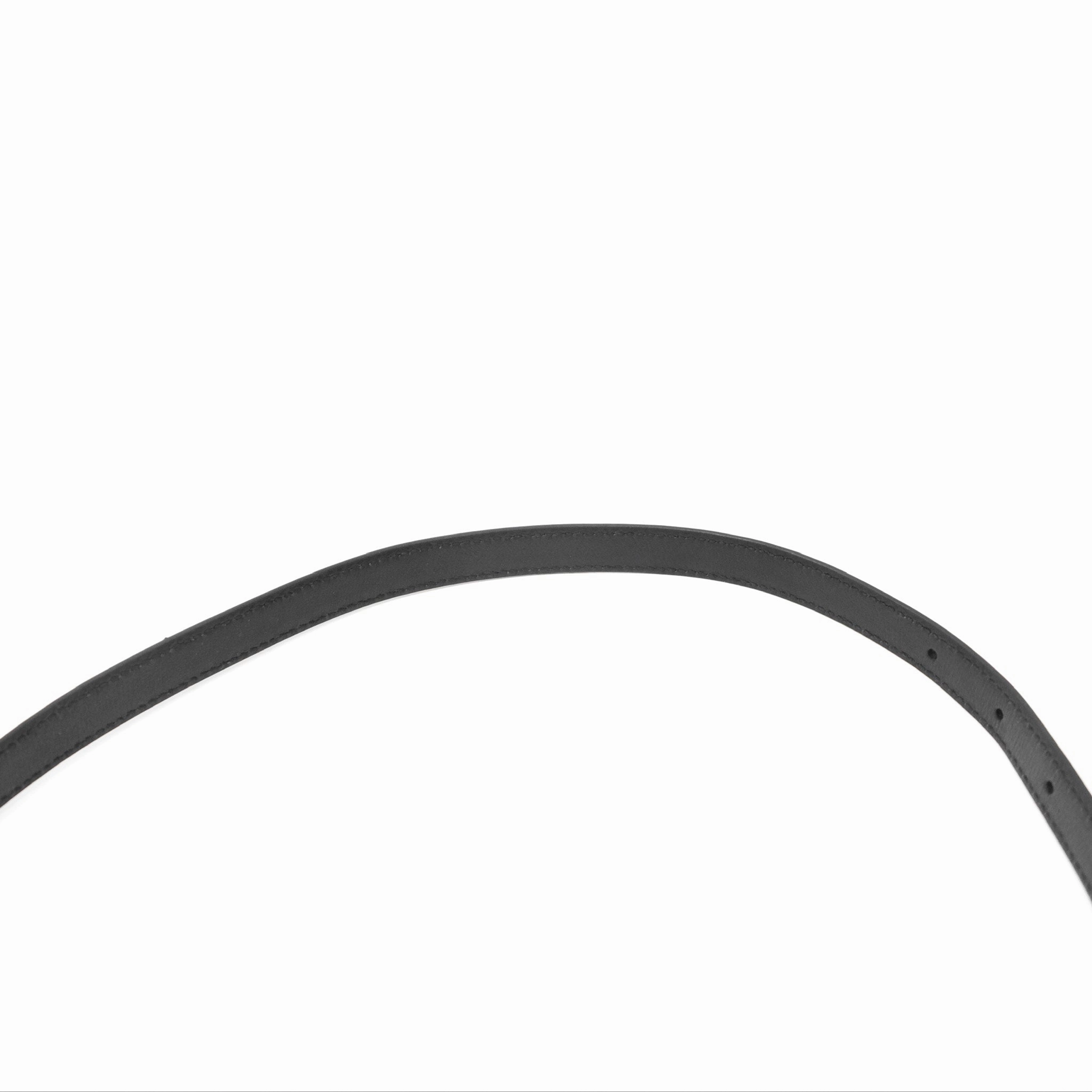 Christian Dior Dior-ID Belt Black Smooth Calfskin Size 80