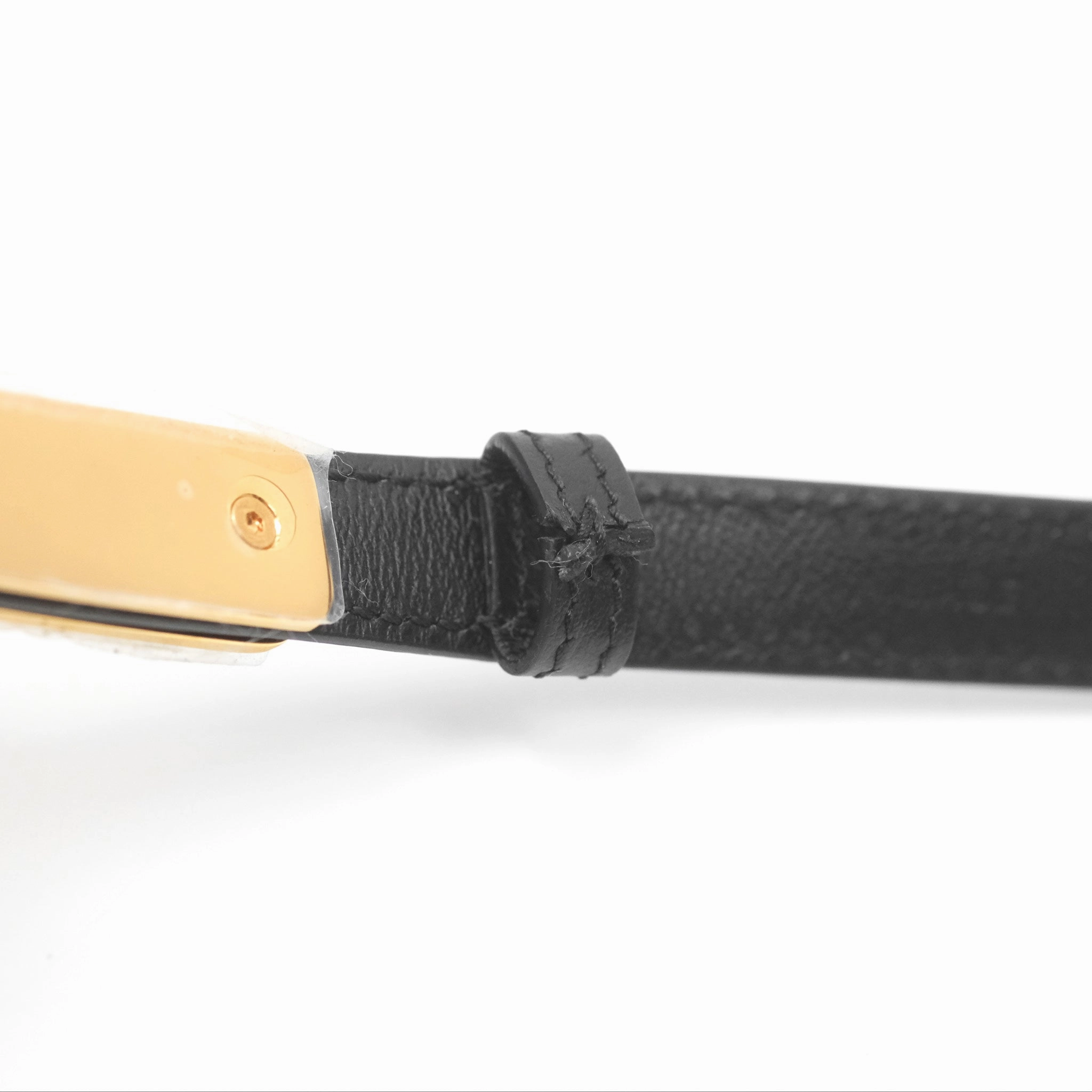 Christian Dior Dior-ID Belt Black Smooth Calfskin Size 80