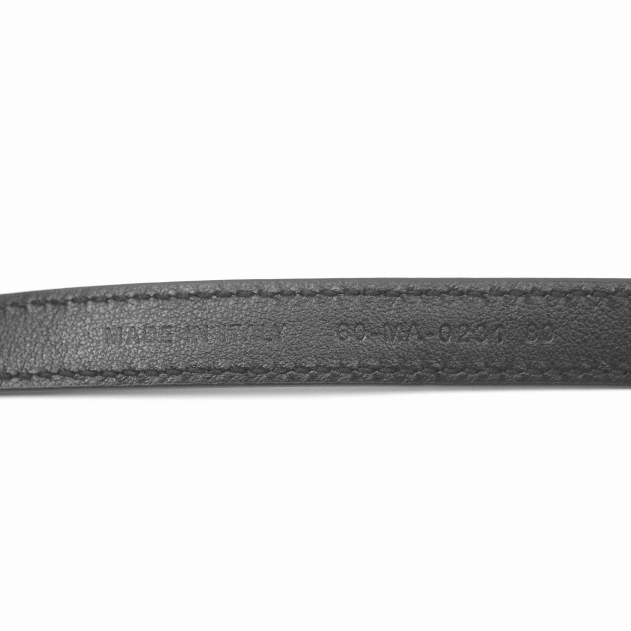 Christian Dior Dior-ID Belt Black Smooth Calfskin Size 80