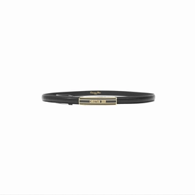 Christian Dior Dior-ID Belt Black Smooth Calfskin Size 80
