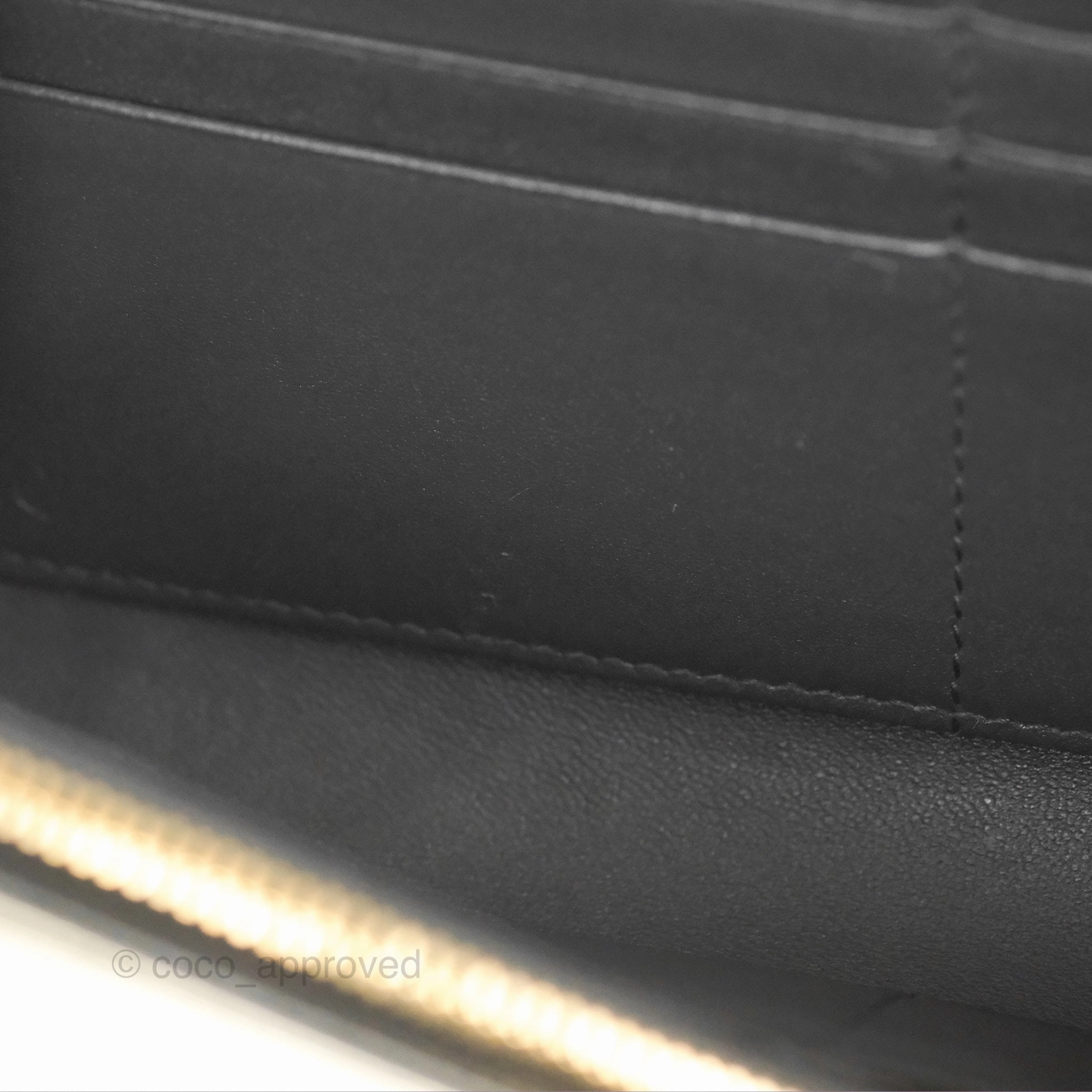 Christian Dior Diorama Clutch with Chain Metallic Gold Gold Hardware