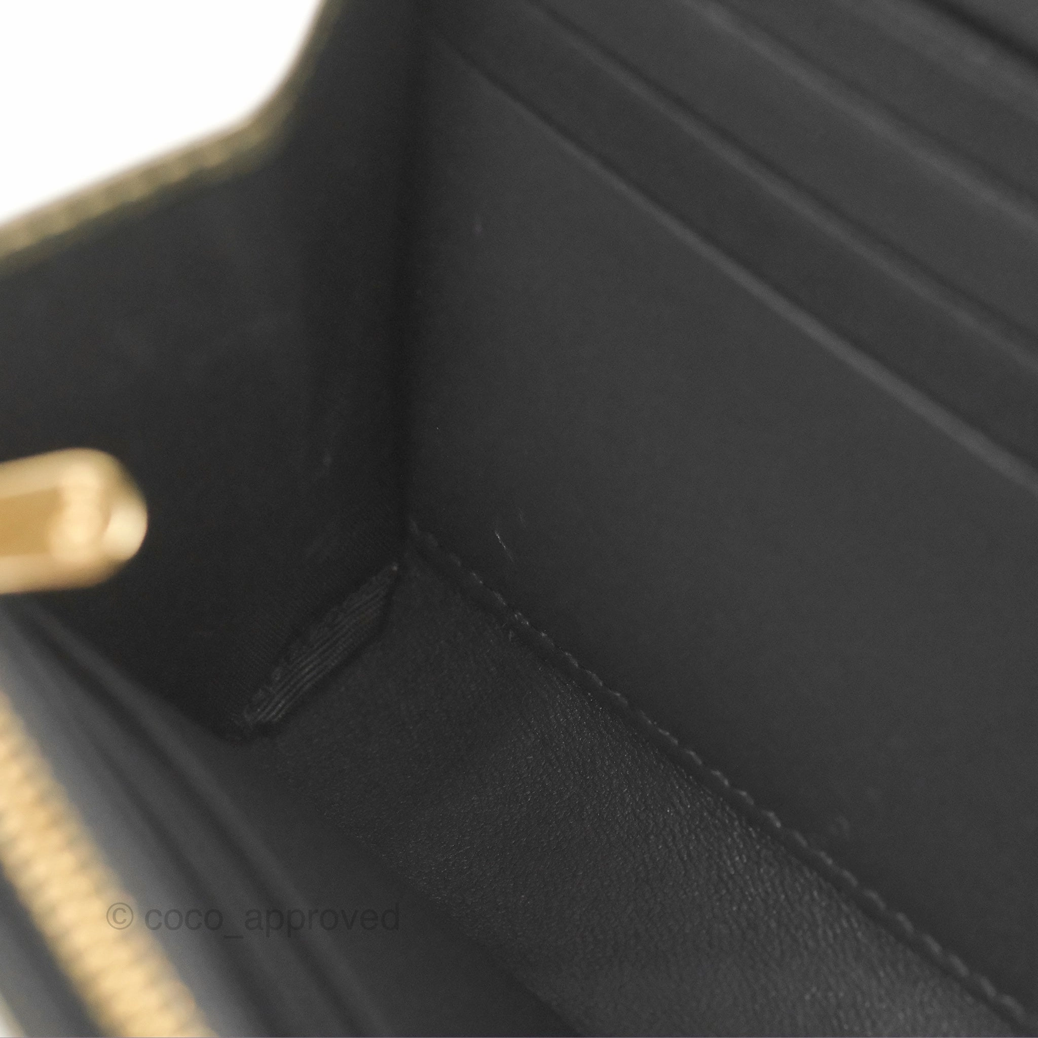 Christian Dior Diorama Clutch with Chain Metallic Gold Gold Hardware