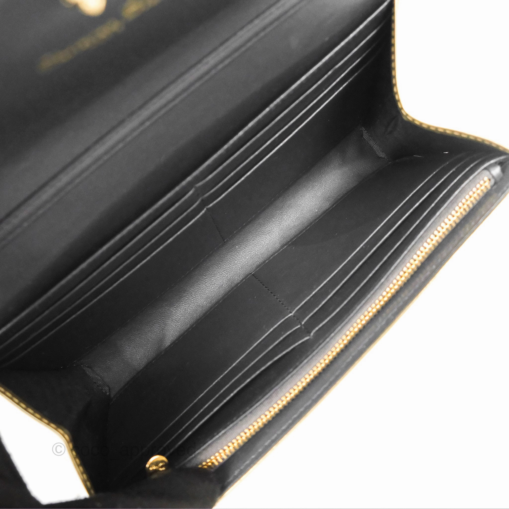 Christian Dior Diorama Clutch with Chain Metallic Gold Gold Hardware