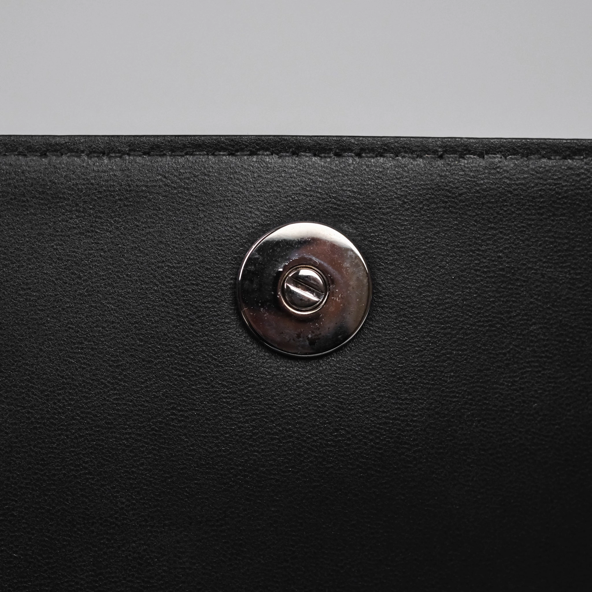 Christian Dior Diorama Wallet on Chain Metallic Silver