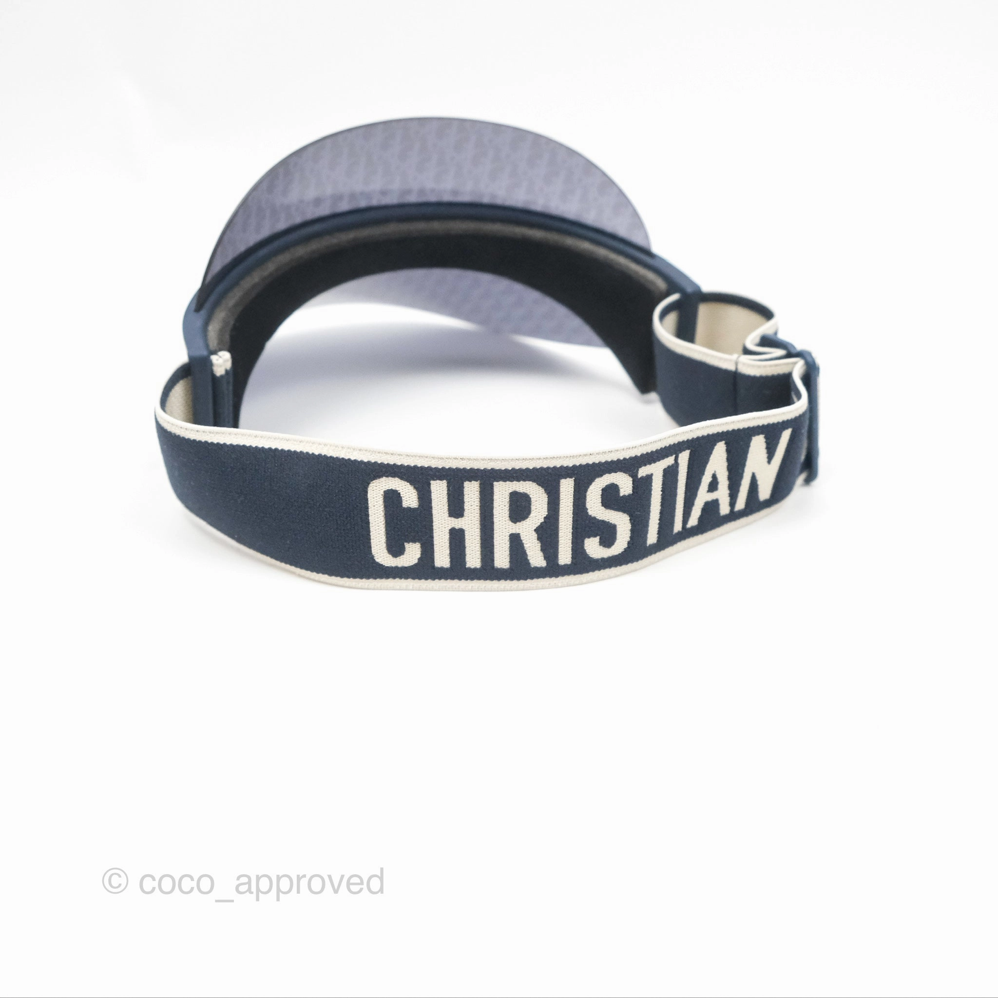 Christian Dior Diorclub V1U Dior Blue Oblique Visor