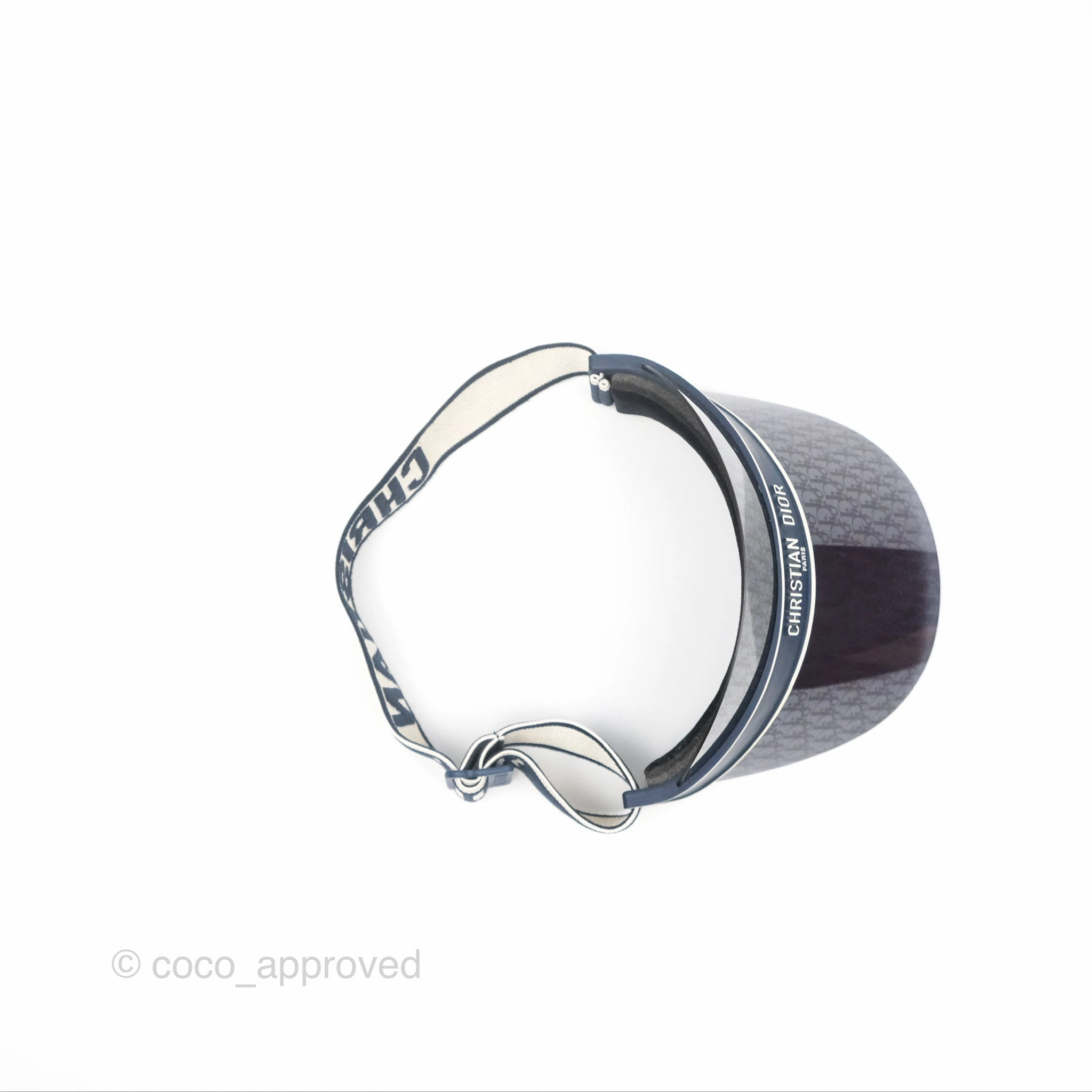 Christian Dior Diorclub V1U Dior Blue Oblique Visor