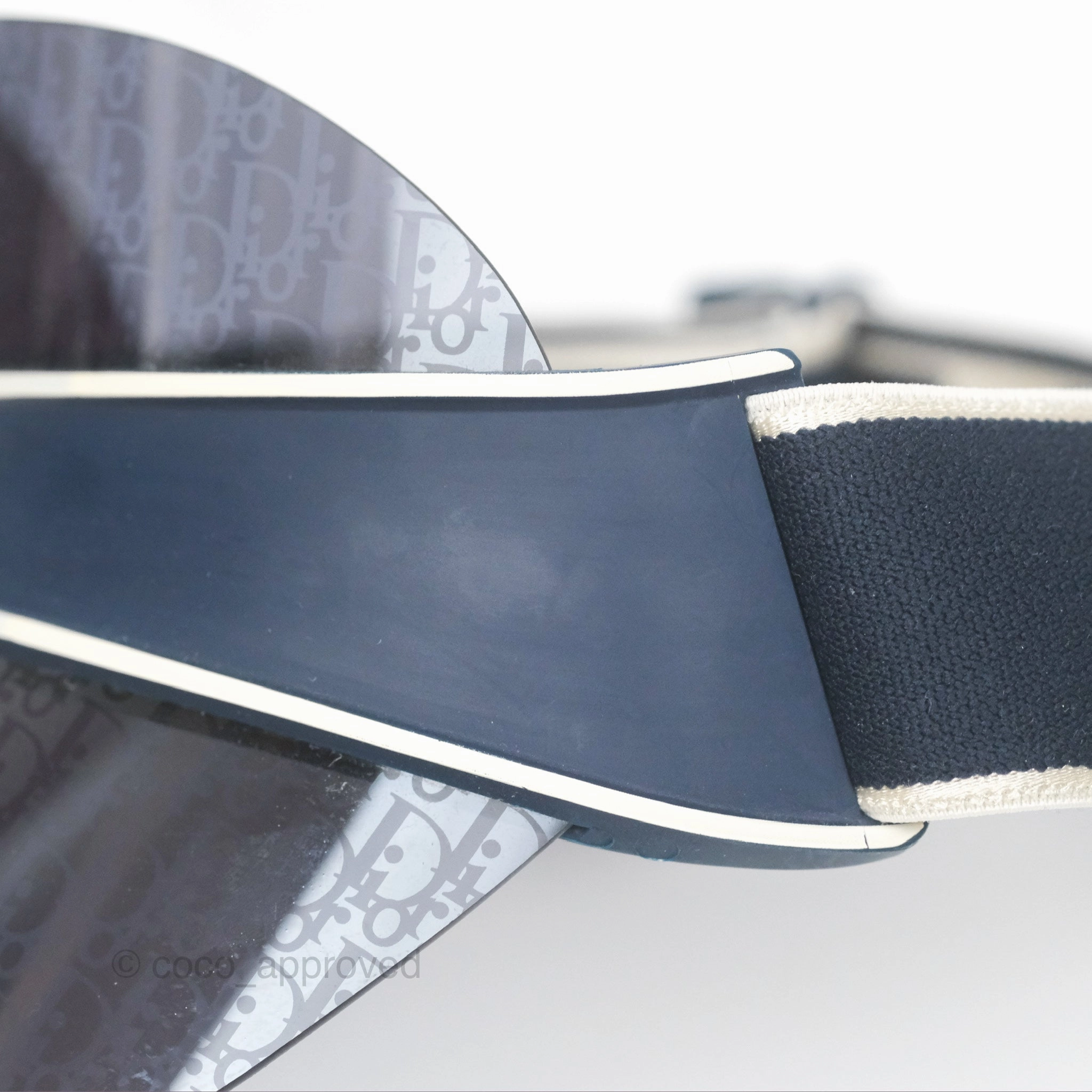 Christian Dior Diorclub V1U Dior Blue Oblique Visor