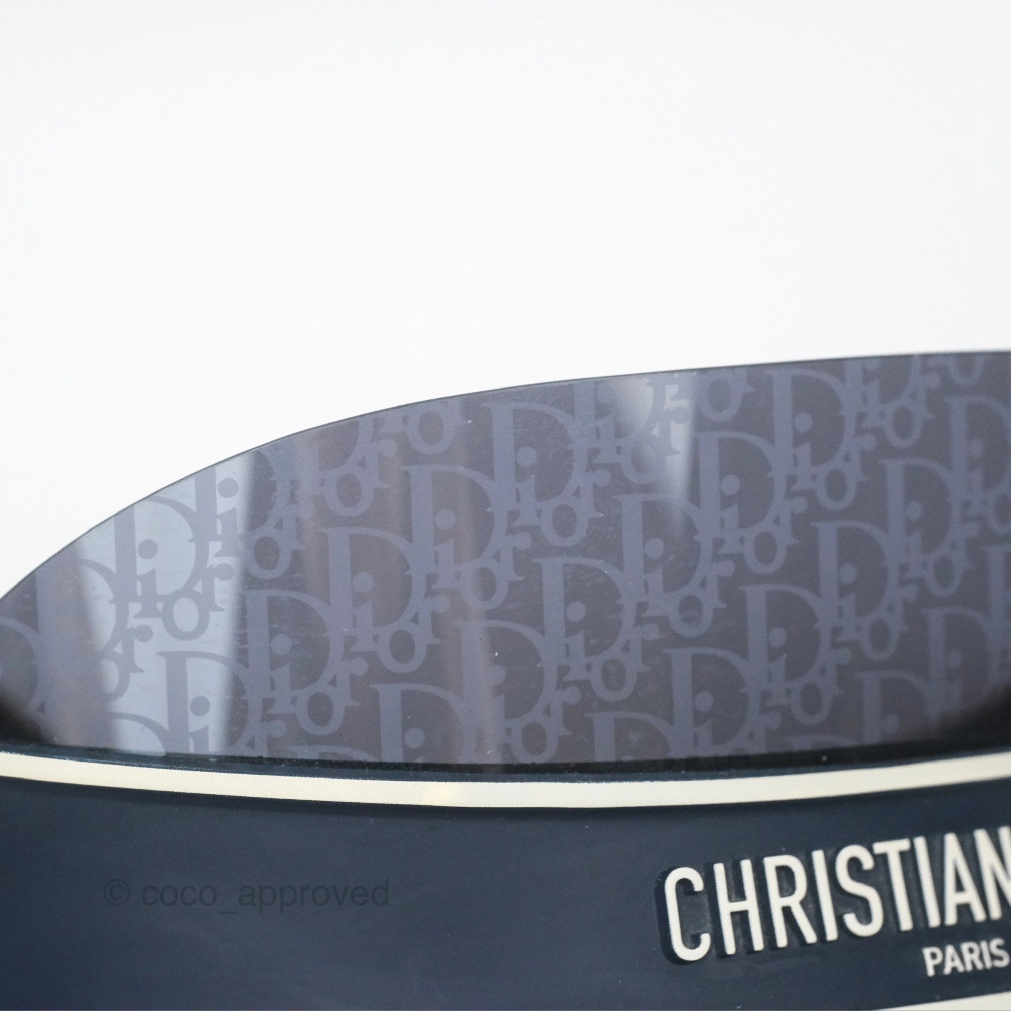 Christian Dior Diorclub V1U Dior Blue Oblique Visor