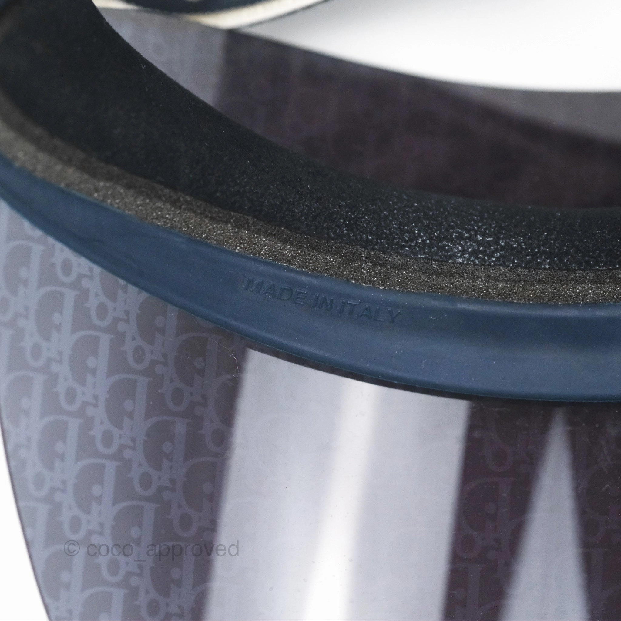Christian Dior Diorclub V1U Dior Blue Oblique Visor