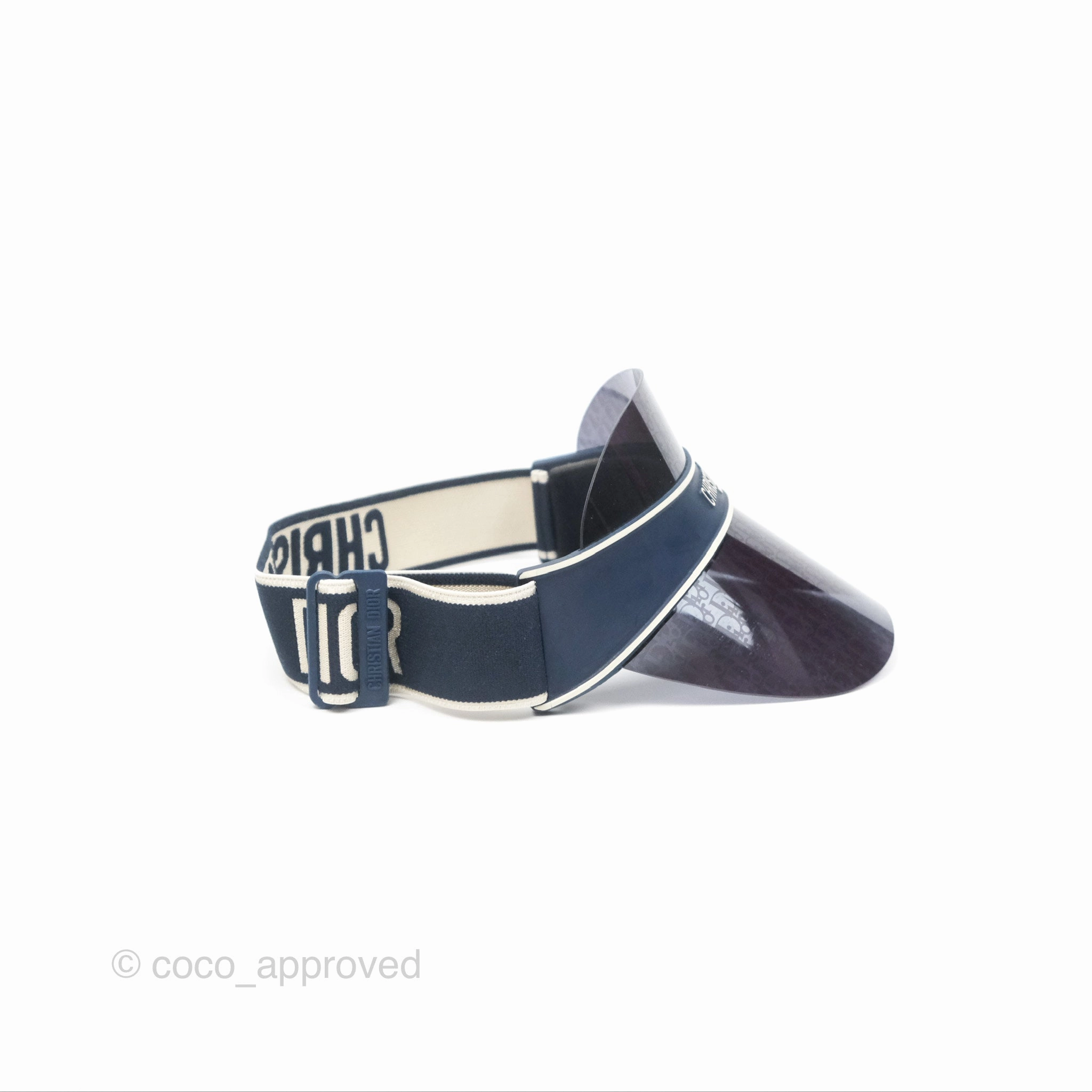Christian Dior Diorclub V1U Dior Blue Oblique Visor