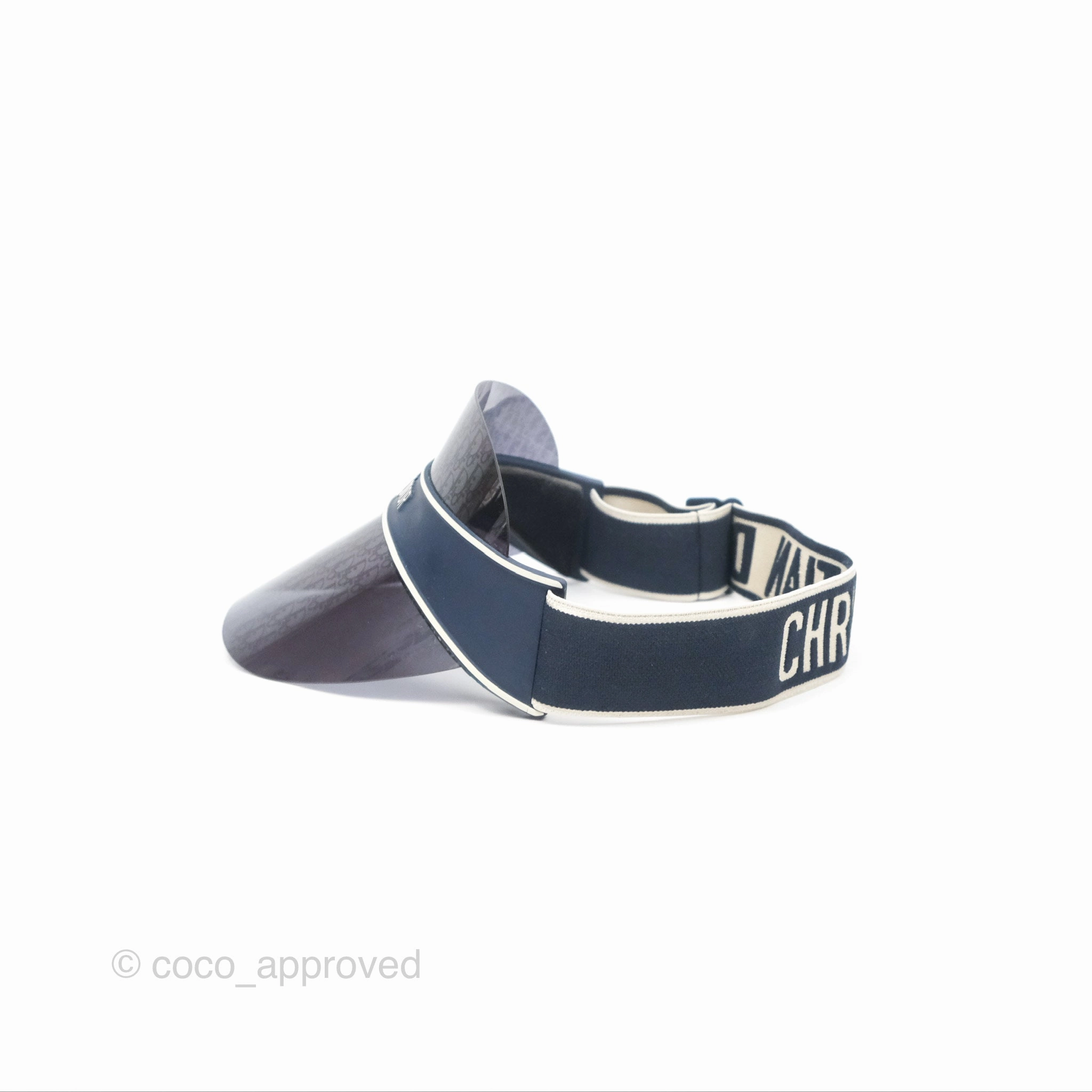 Christian Dior Diorclub V1U Dior Blue Oblique Visor