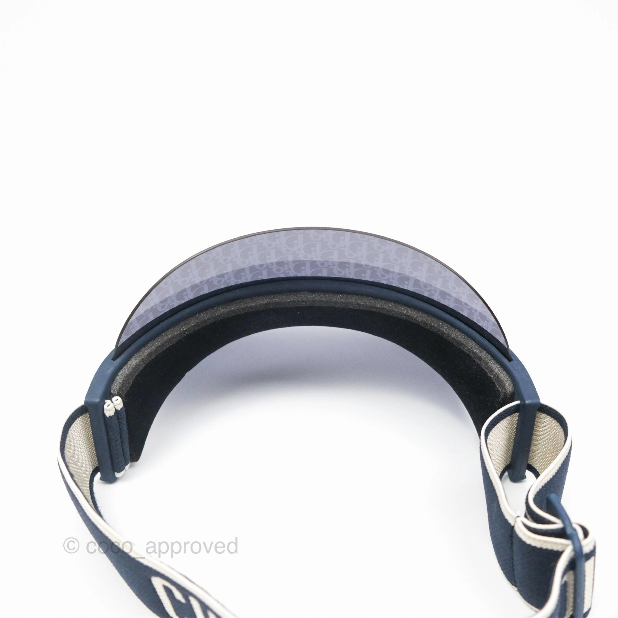 Christian Dior Diorclub V1U Dior Blue Oblique Visor