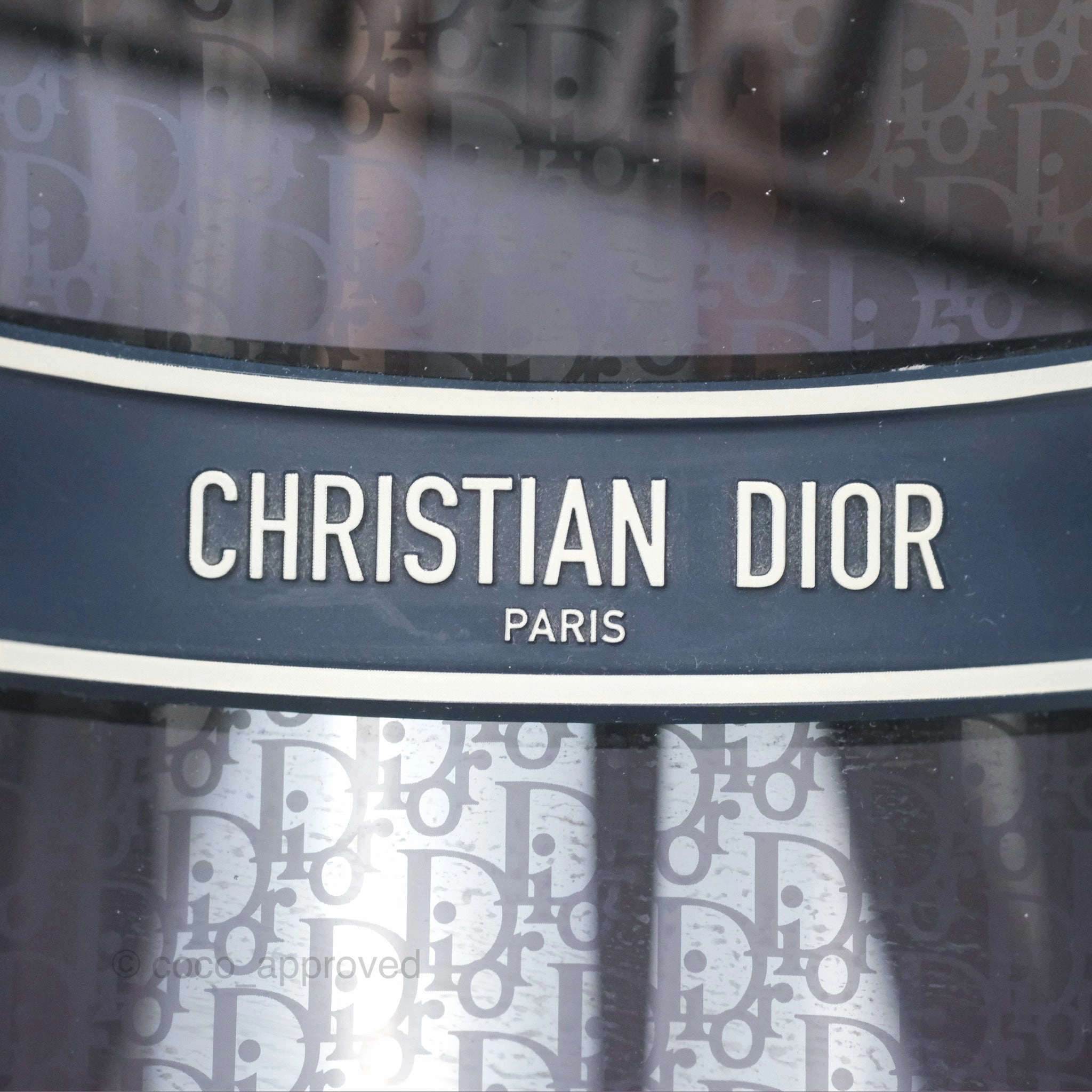Christian Dior Diorclub V1U Dior Blue Oblique Visor