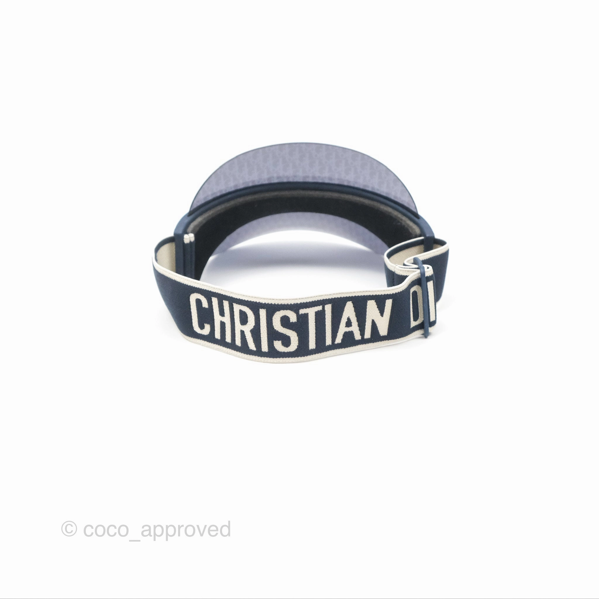 Christian Dior Diorclub V1U Dior Blue Oblique Visor