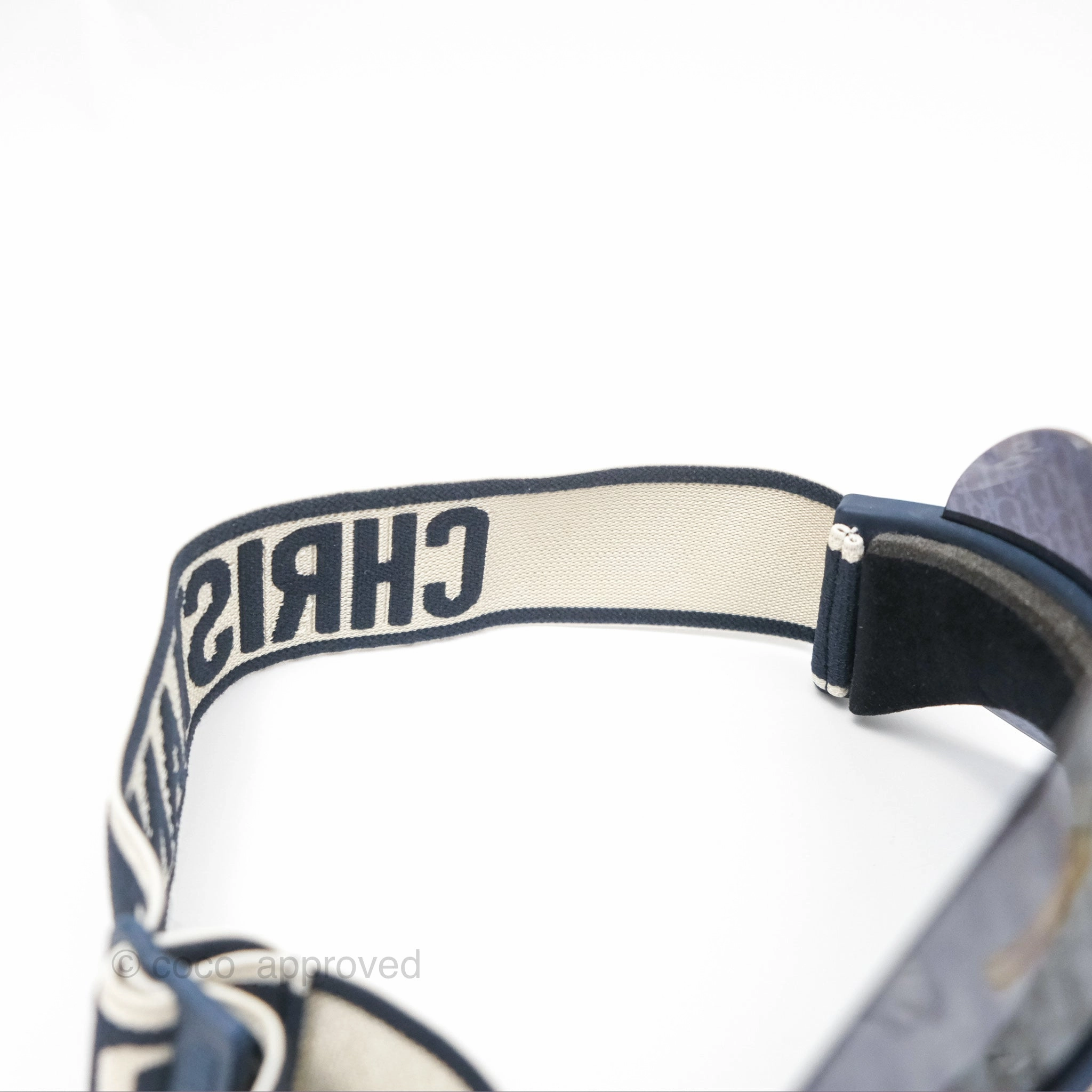 Christian Dior Diorclub V1U Dior Blue Oblique Visor