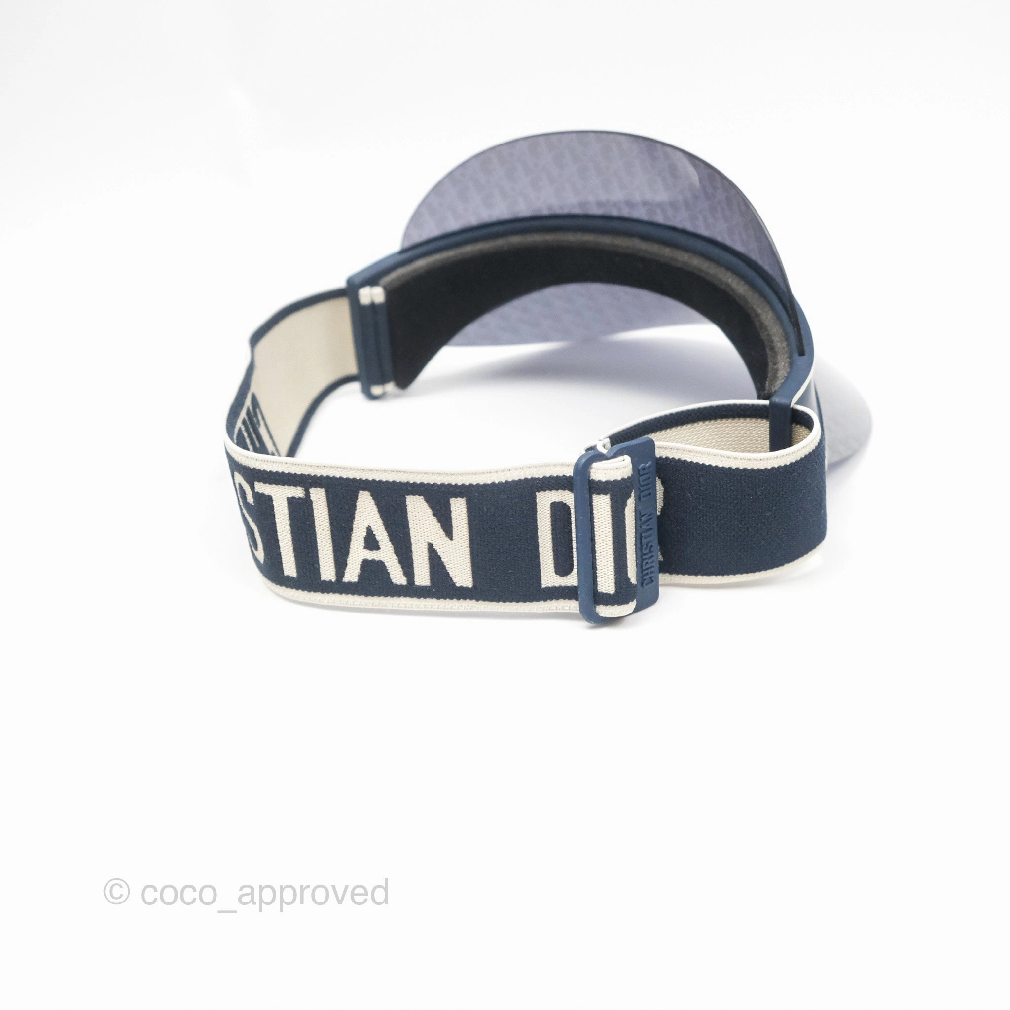 Christian Dior Diorclub V1U Dior Blue Oblique Visor