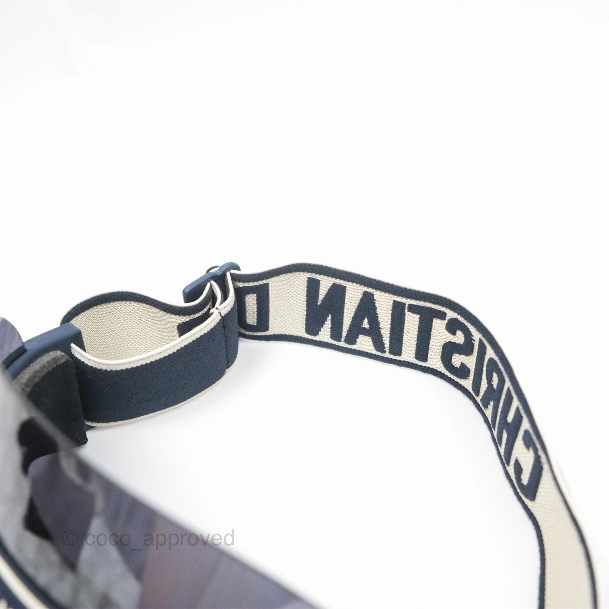 Christian Dior Diorclub V1U Dior Blue Oblique Visor