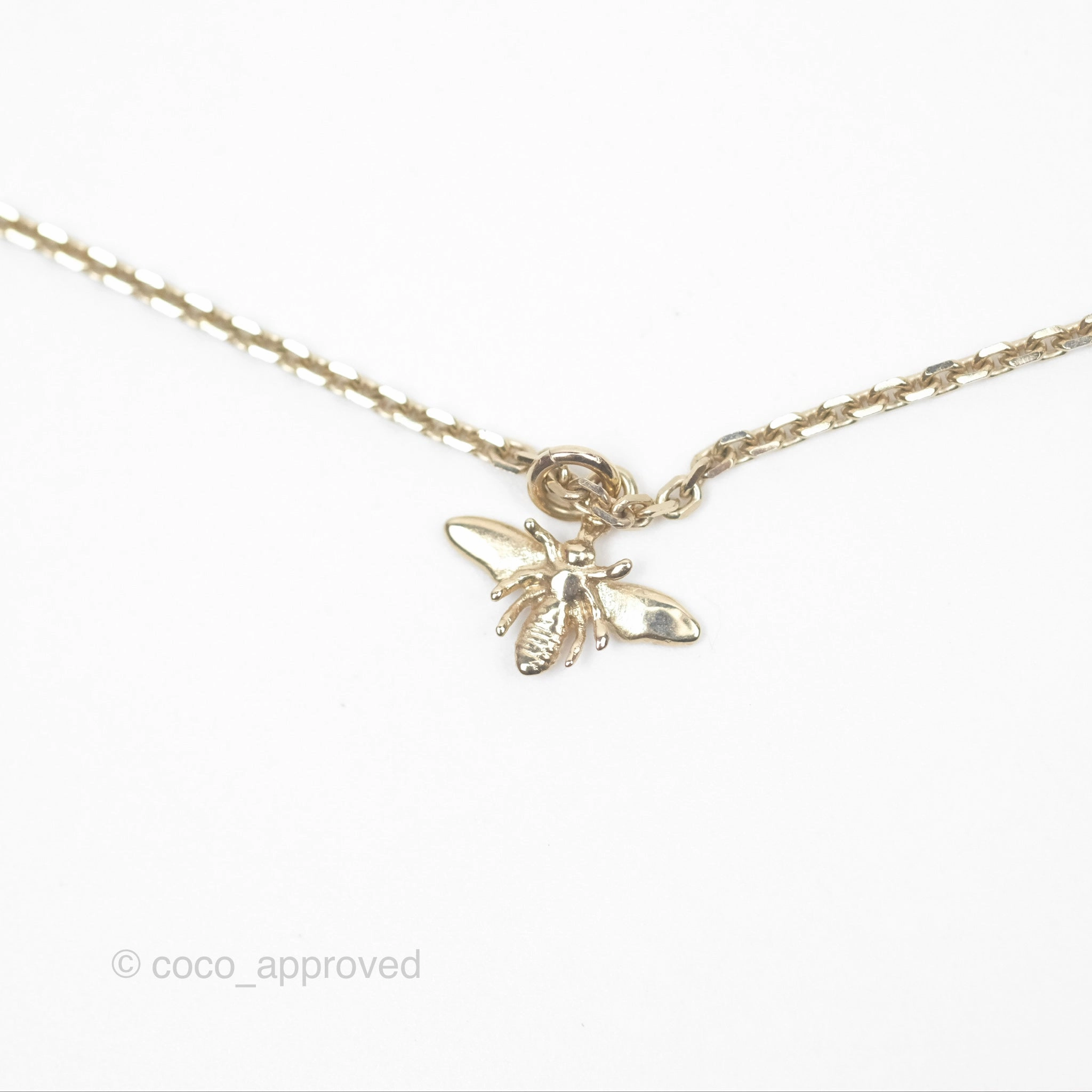 Christian Dior Double Necklace Bee Star Clover Crystals Pearls Gold Tone