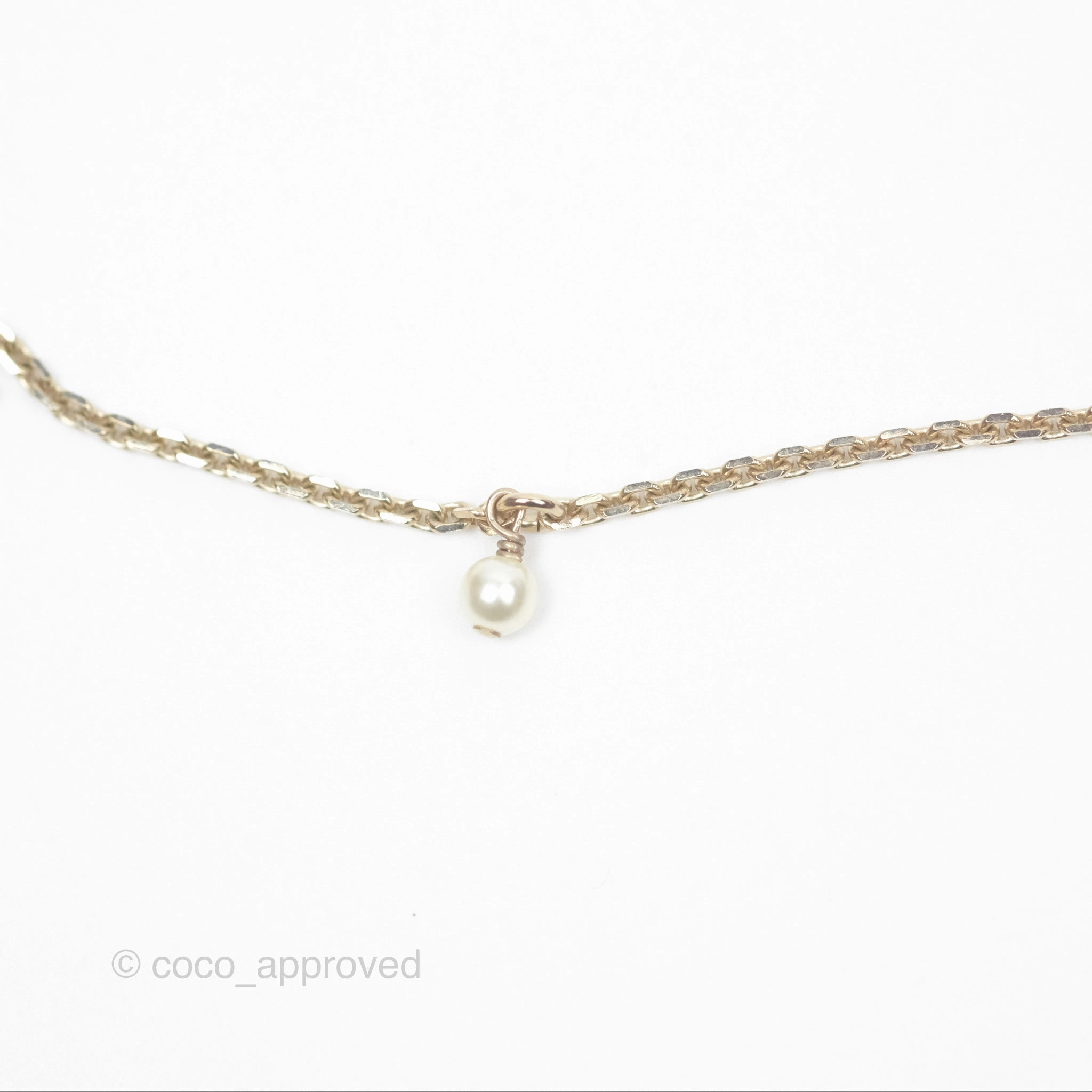 Christian Dior Double Necklace Bee Star Clover Crystals Pearls Gold Tone